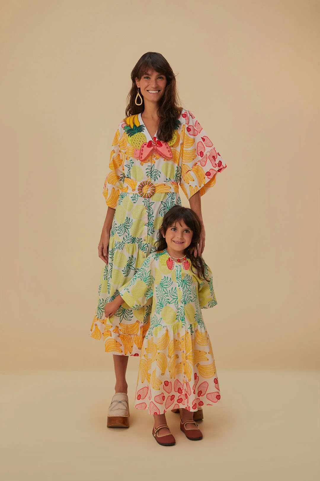 Tropical Fruits Kids Dress