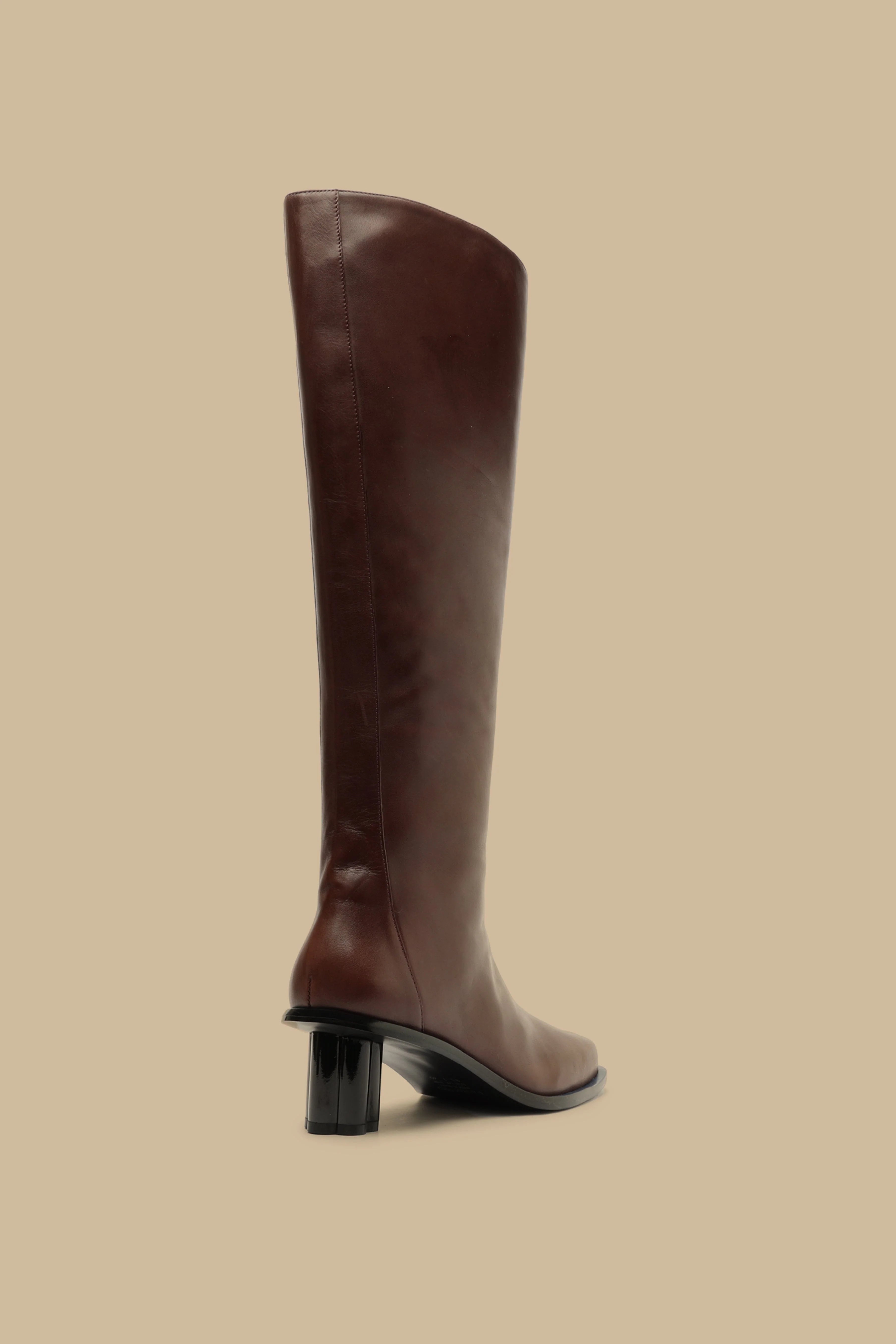 Knee High Square Toe Boot