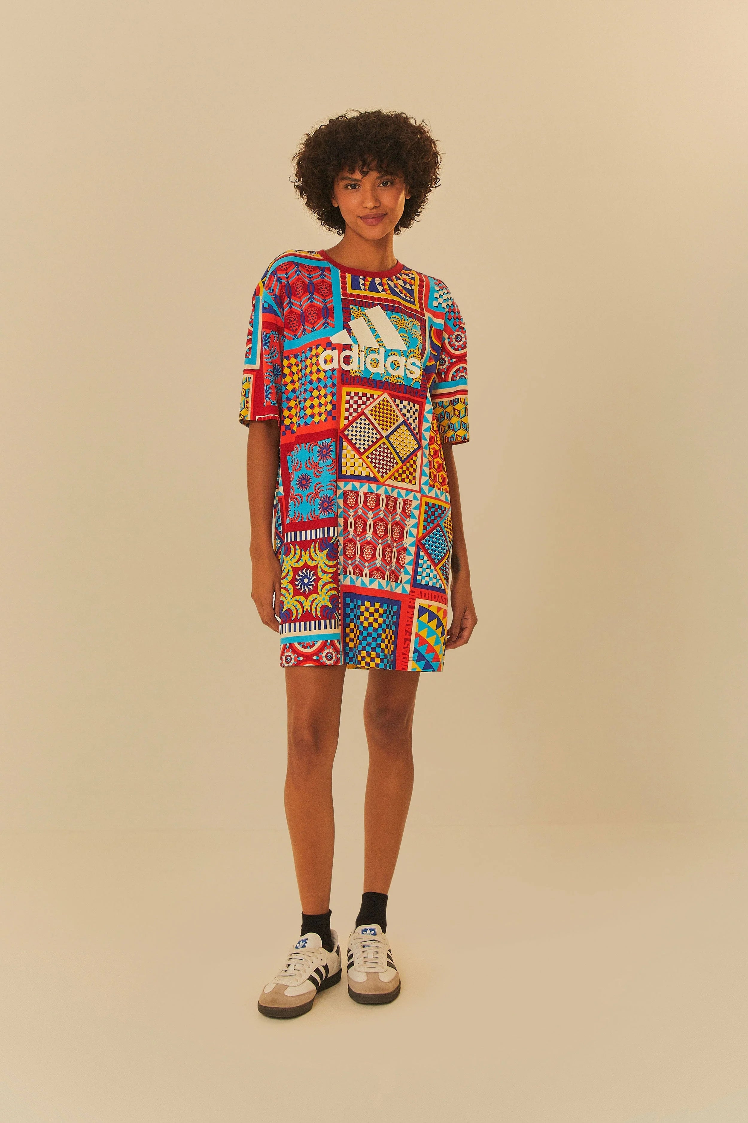 Adidas Farm Solar Kaleidoscope Blue Dress