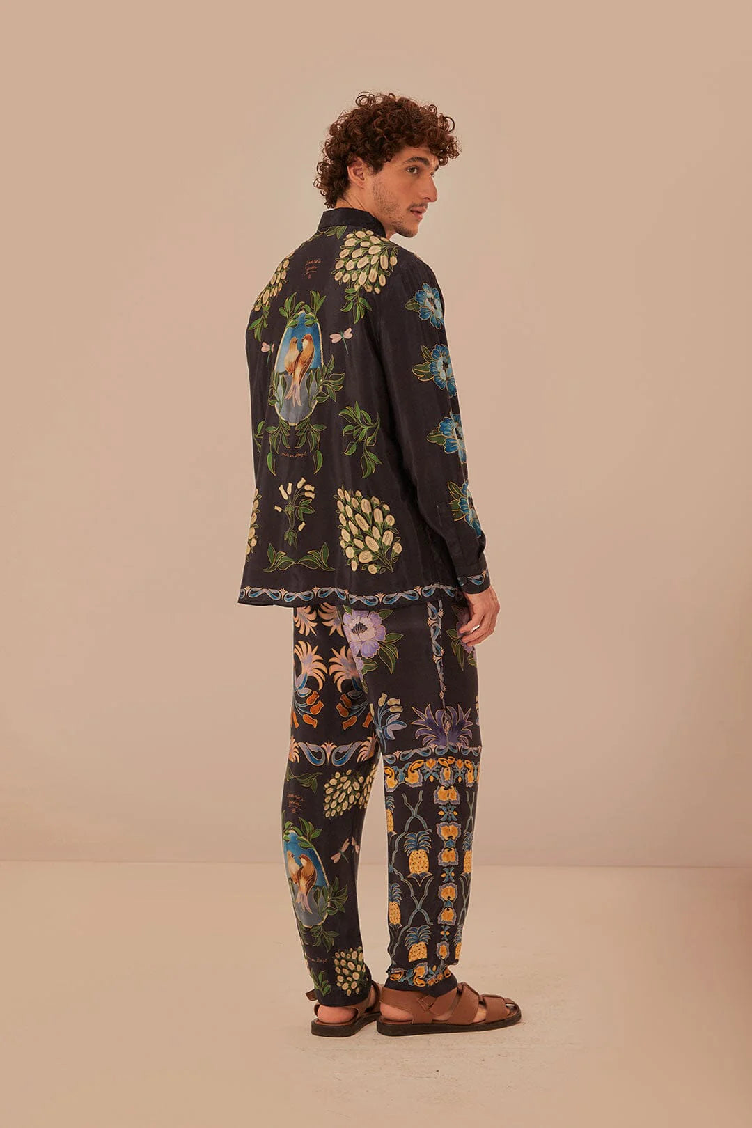 Black Winter Garden Pants