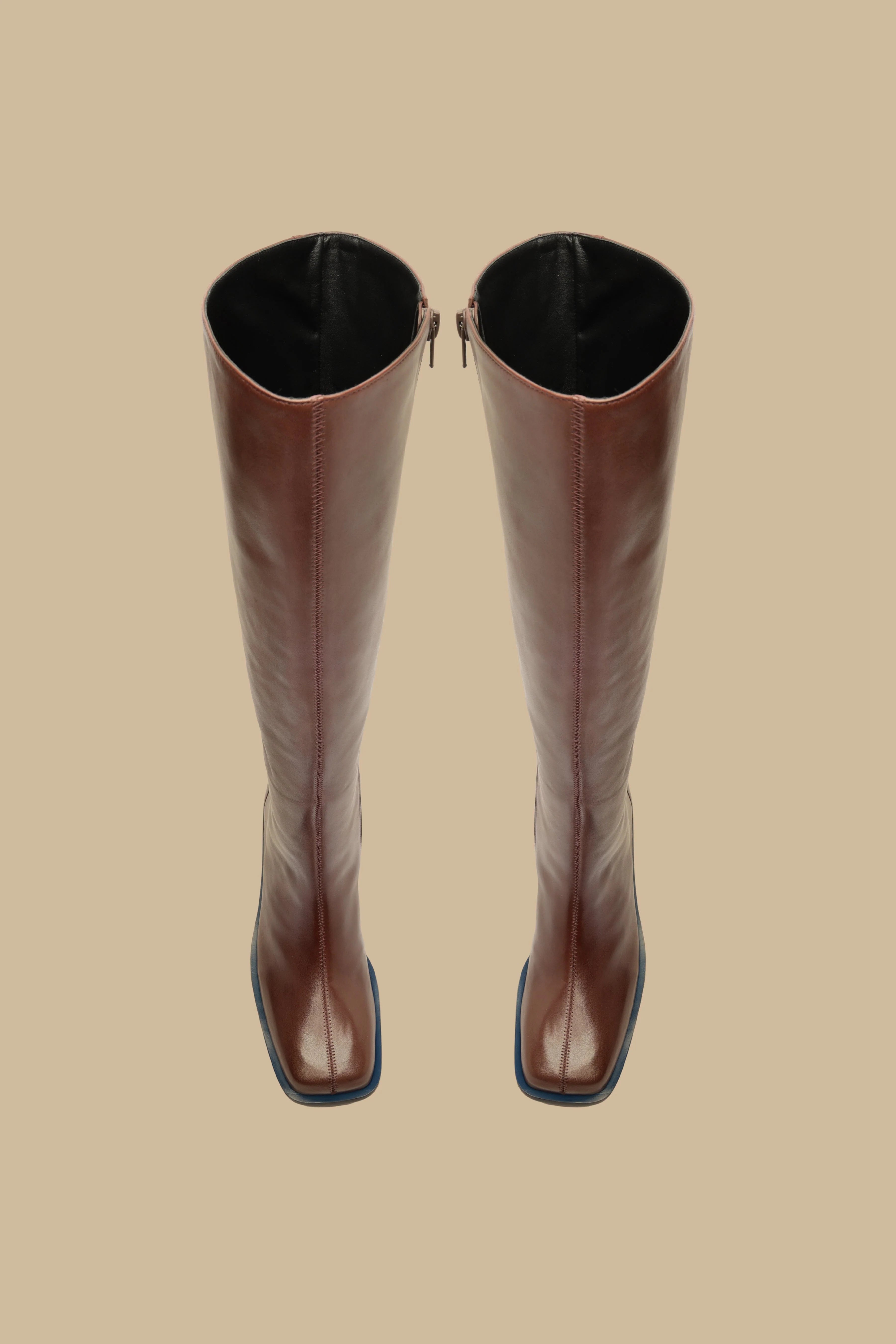 Knee High Square Toe Boot