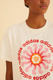 White Adidas FARM GFX Tee