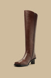 Knee High Square Toe Boot