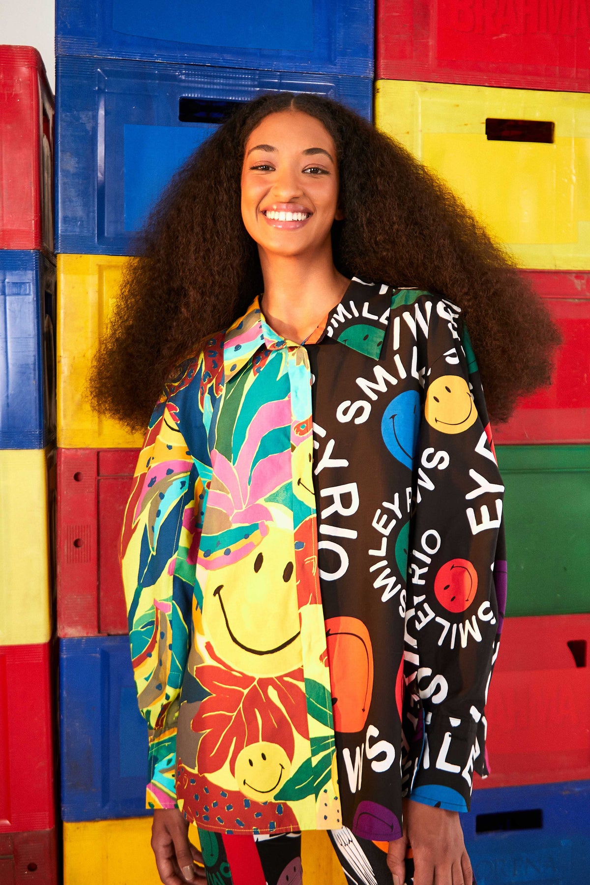 Mixed Prints Smiley® Organic Cotton Shirt