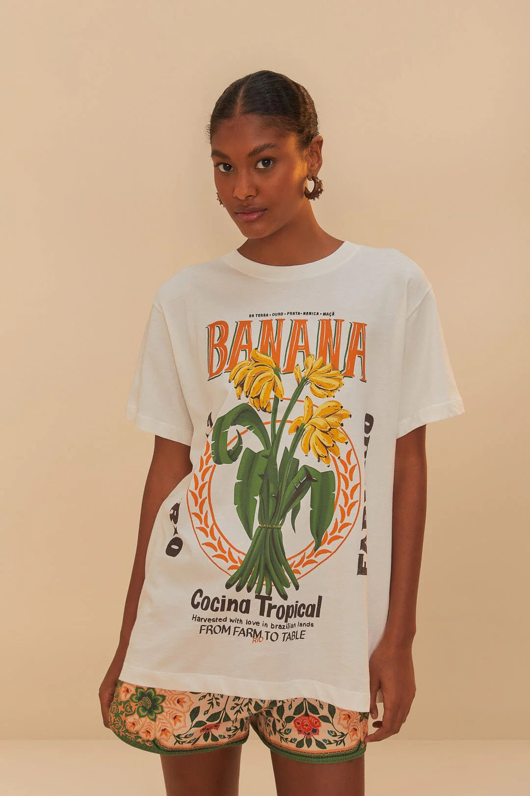 Off-White Banana Cocina Relaxed T-Shirt