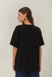 Black Rio Organic Cotton Relaxed T-Shirt