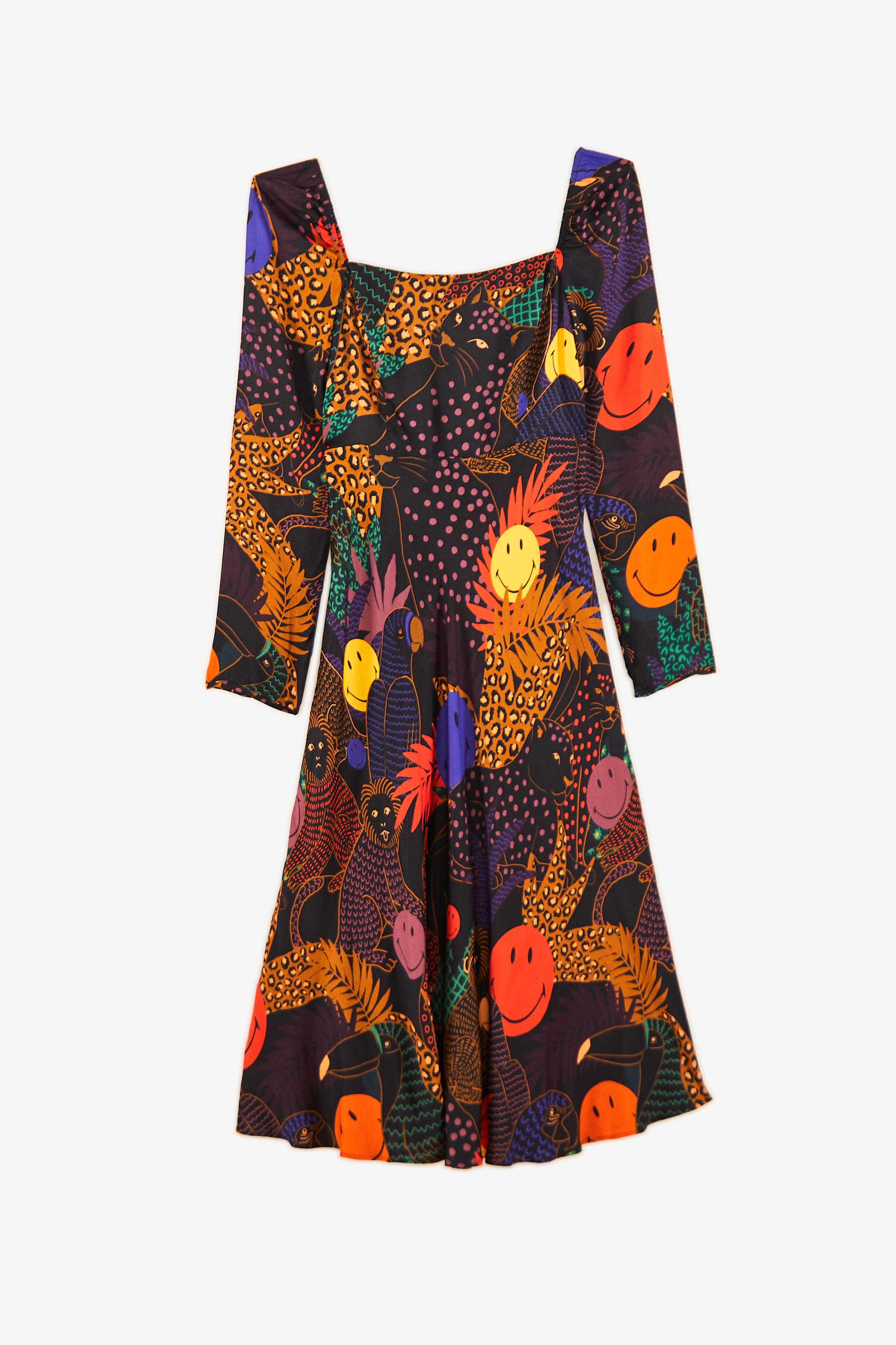 Pop Jungle Smiley® Midi Dress