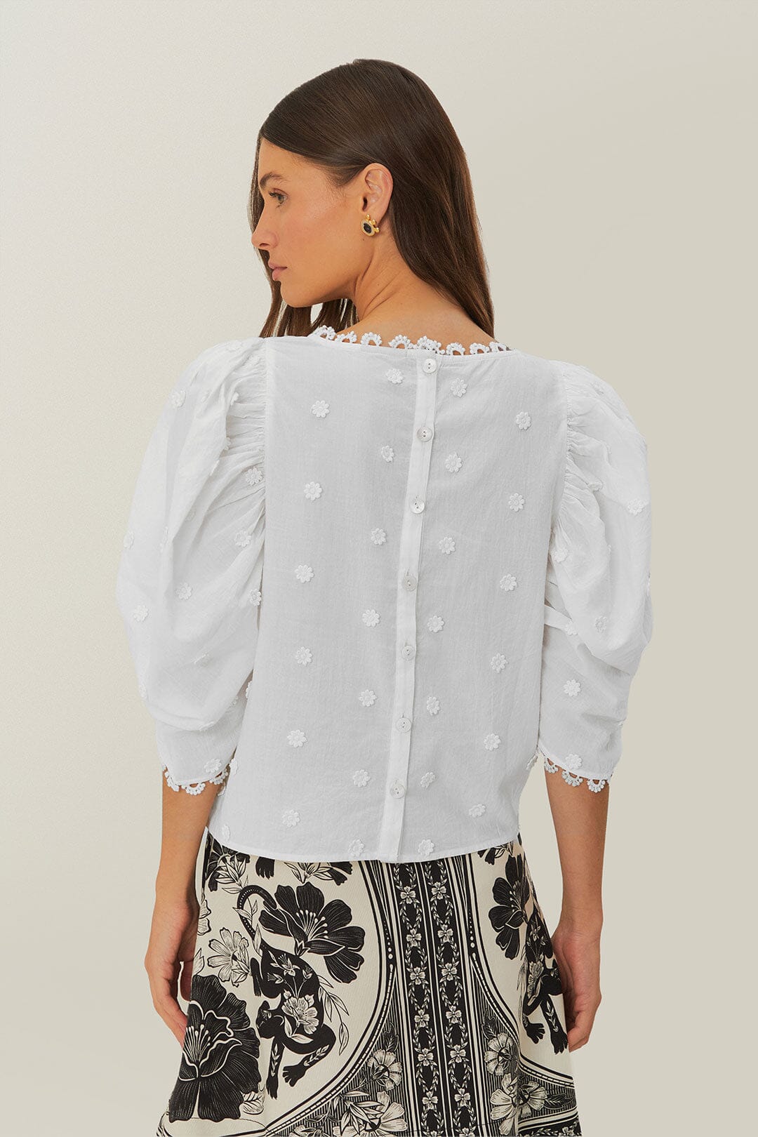 Off-White 3D Flowers Blouse