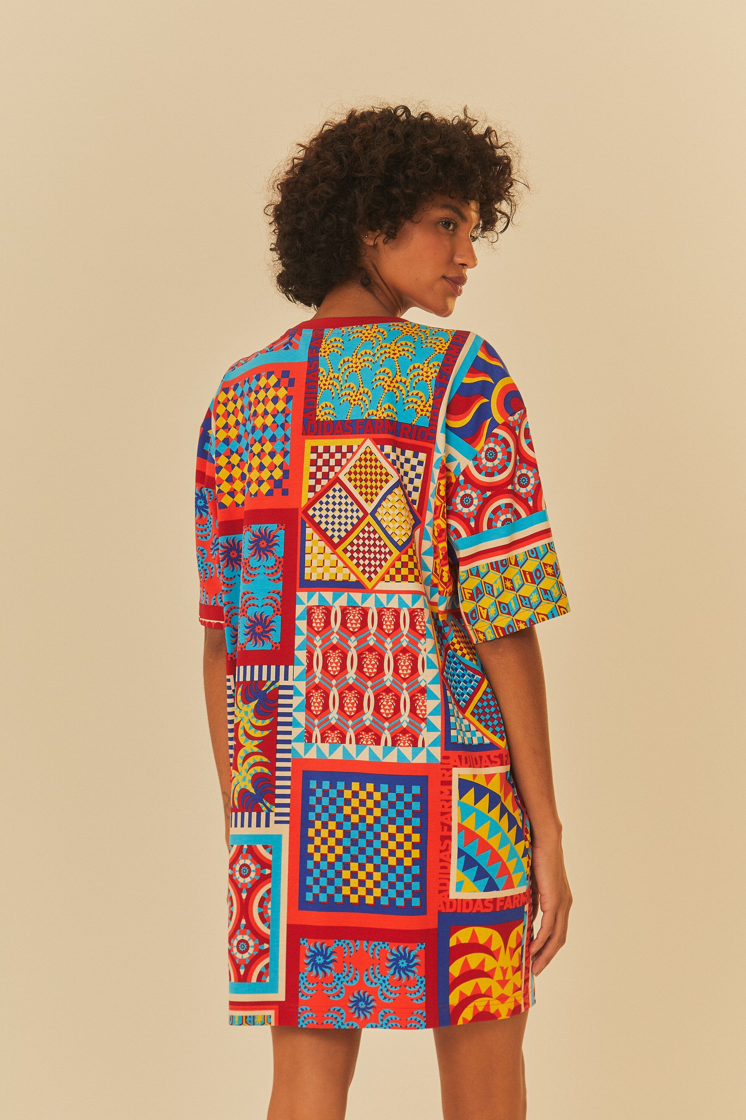 Adidas Farm Solar Kaleidoscope Blue Dress