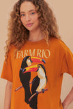 Brown Farm Rio Toucan Organic Cotton Relaxed T-Shirt