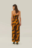 Yellow Copabanana Strapless Jumpsuit