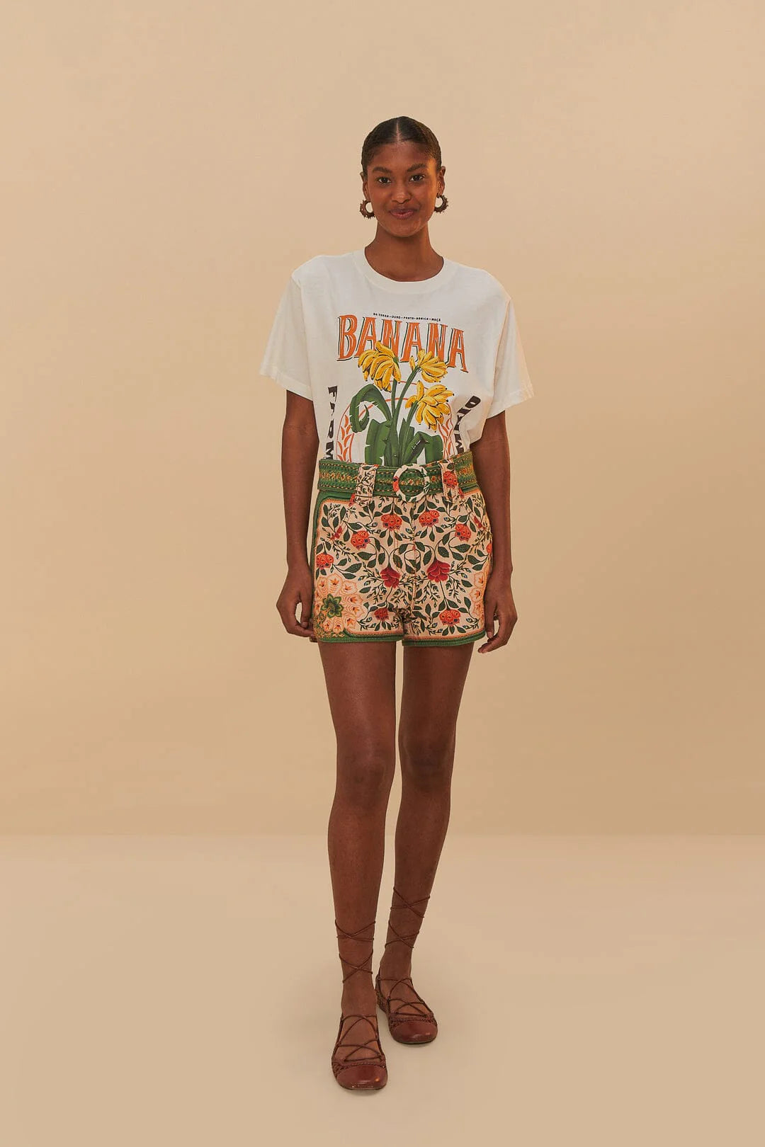 Off-White Banana Cocina Relaxed T-Shirt