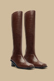 Knee High Square Toe Boot