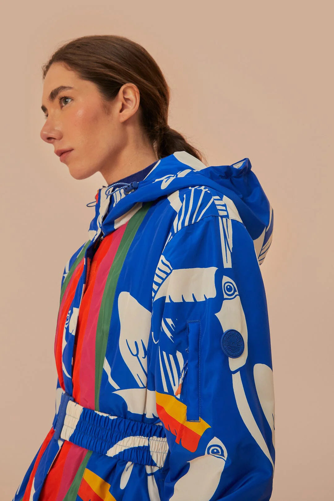 Blue Toucans Ski Jacket