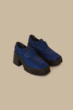 Royal Blue Platform Loafer