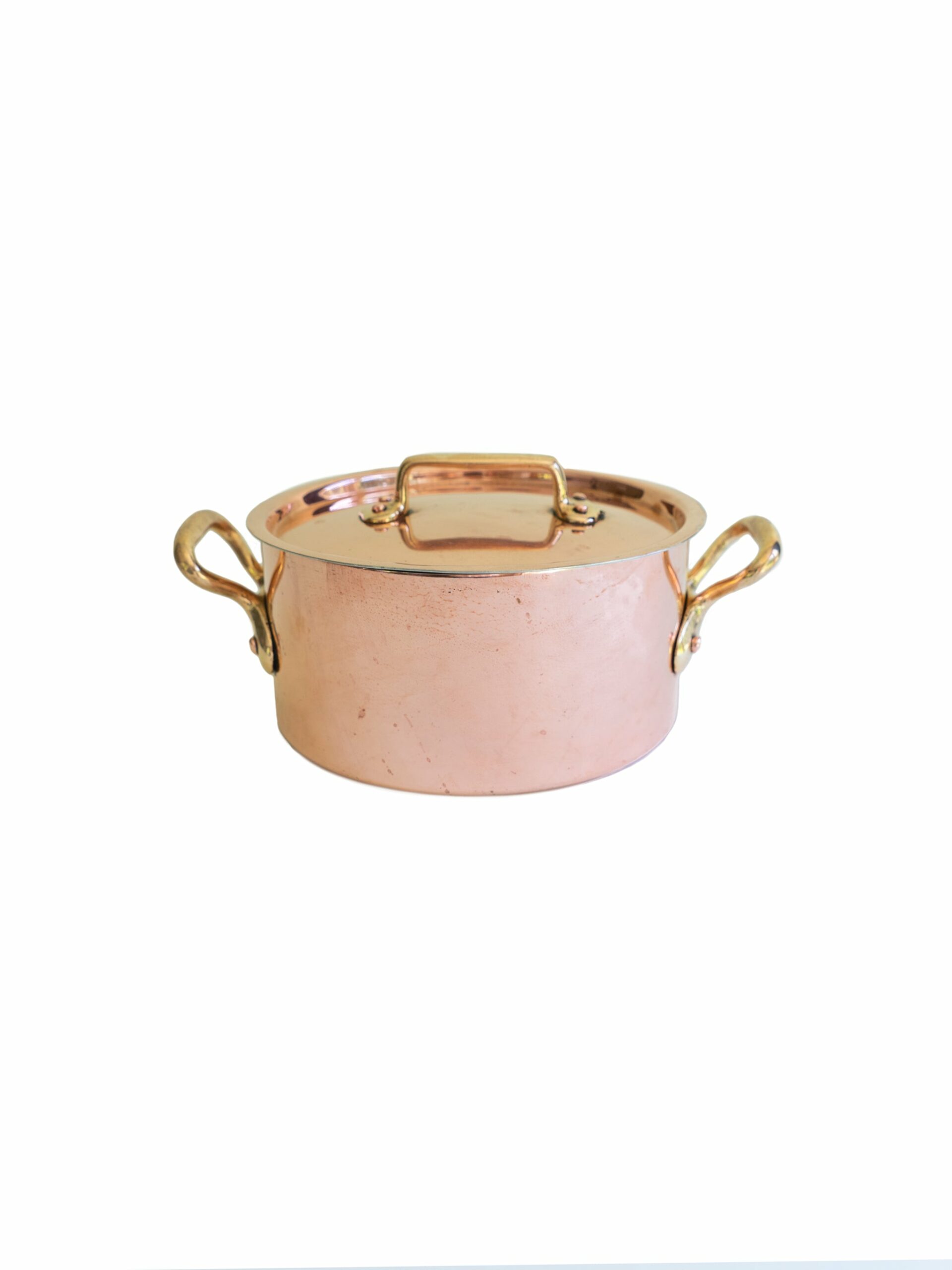 Vintage 1890s French Copper Small Casserole