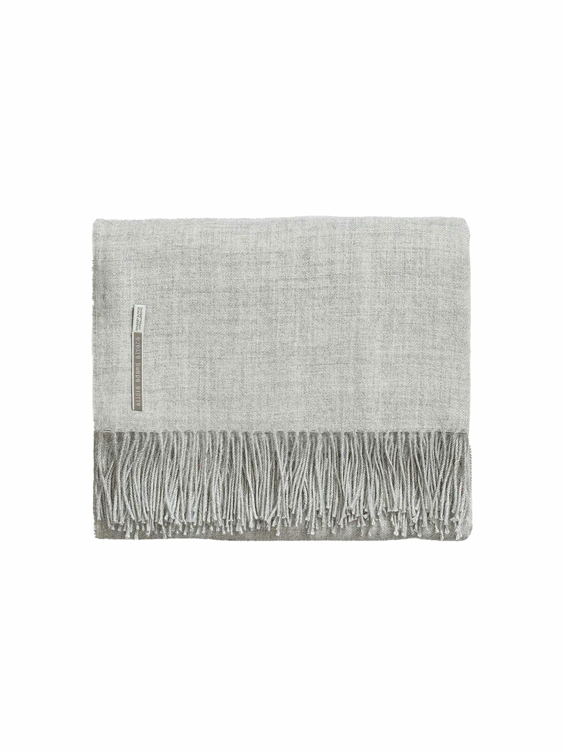 Alicia Adams Alpaca Carbon Classic Throw