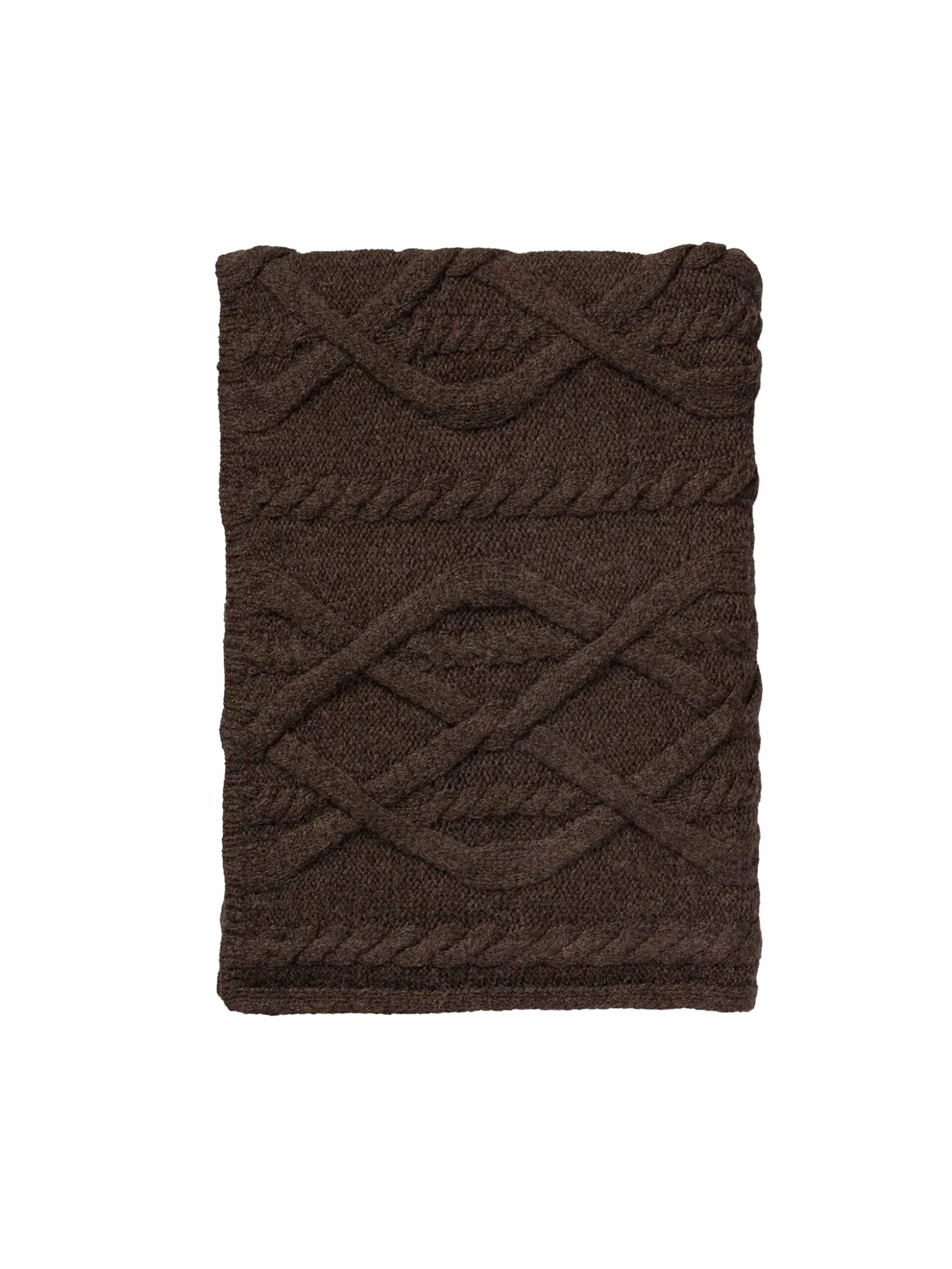 Alicia Adams Alpaca Chocolate Buckley Throw