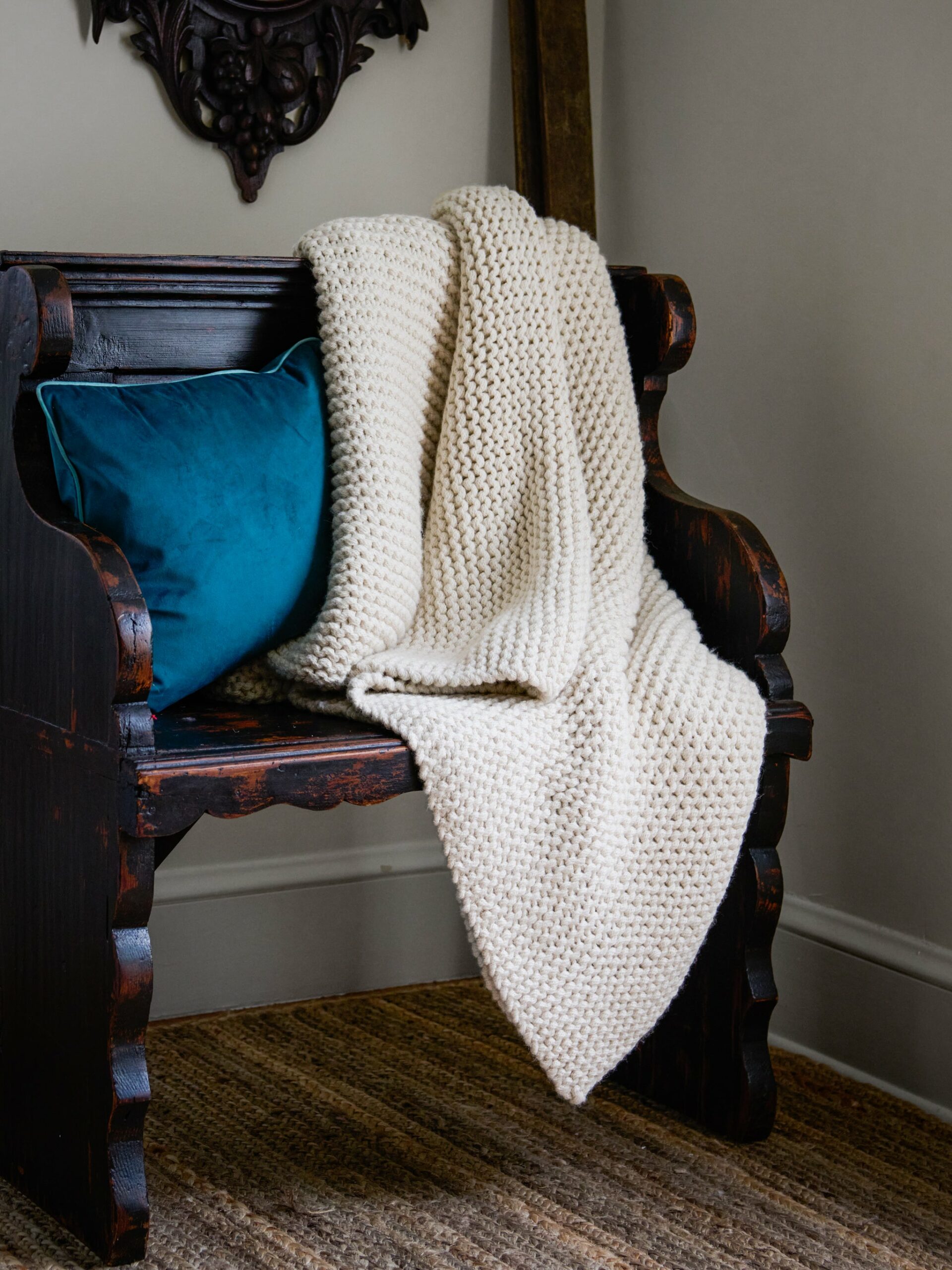 Alicia Adams Alpaca Ivory Morgan Throw