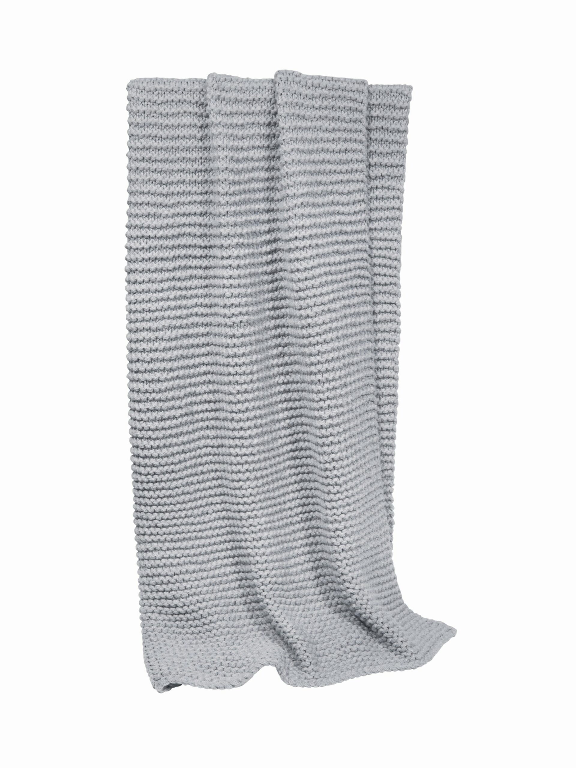 Alicia Adams Alpaca Light Grey Morgan Throw