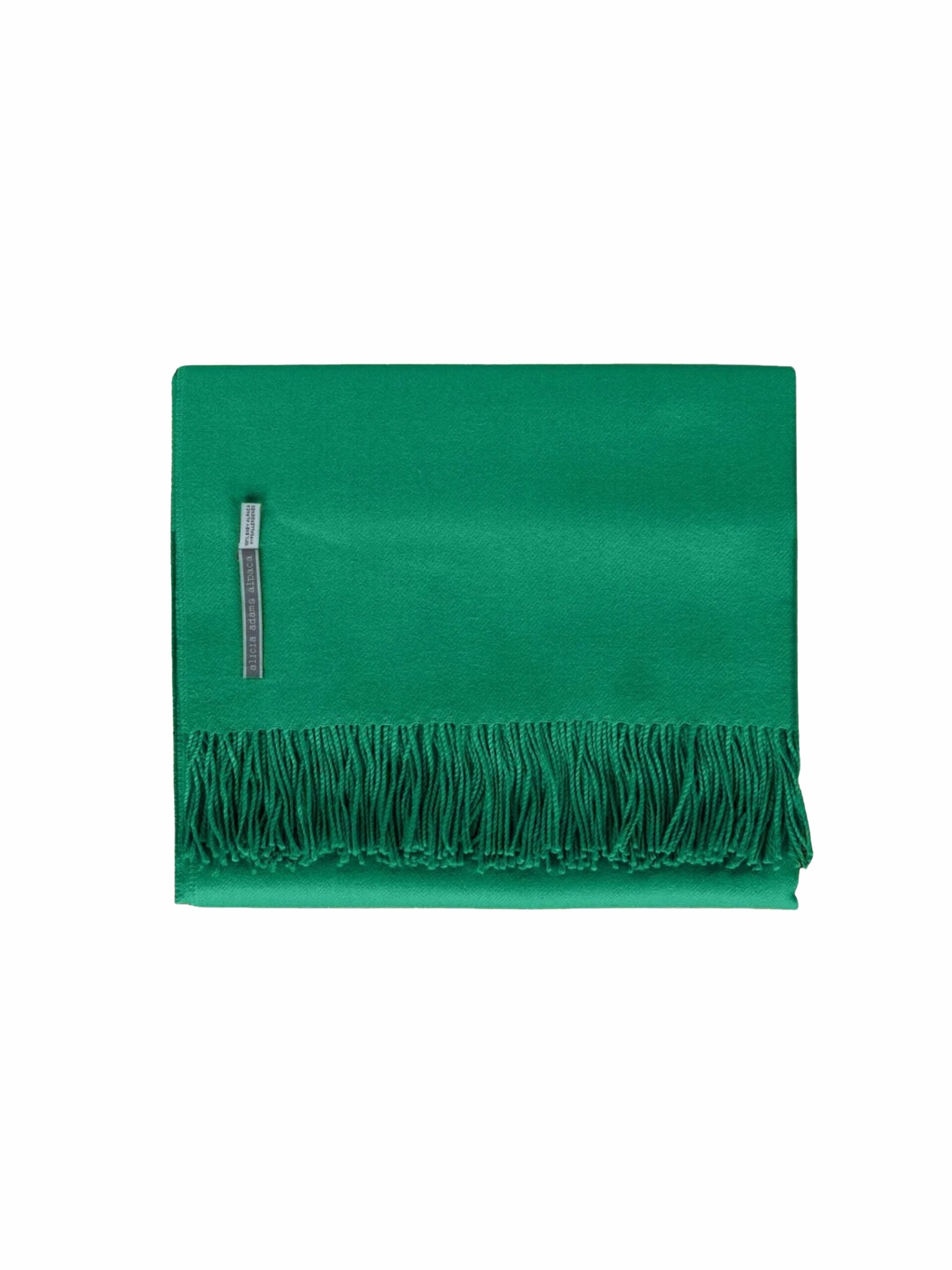 Alicia Adams Alpaca Vibrant Green Classic Throw