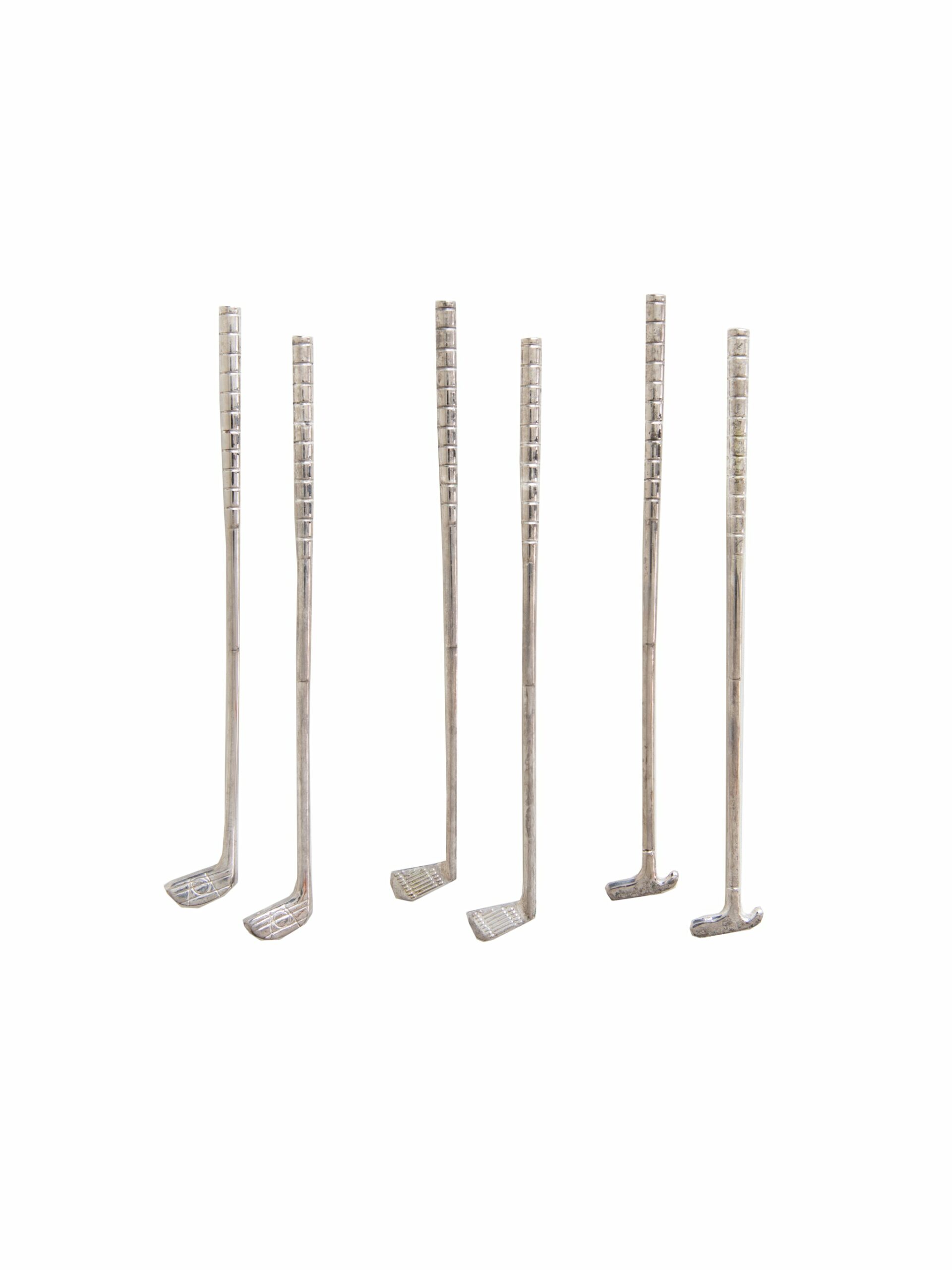 Pewter Golf Club Cocktail Stirrers