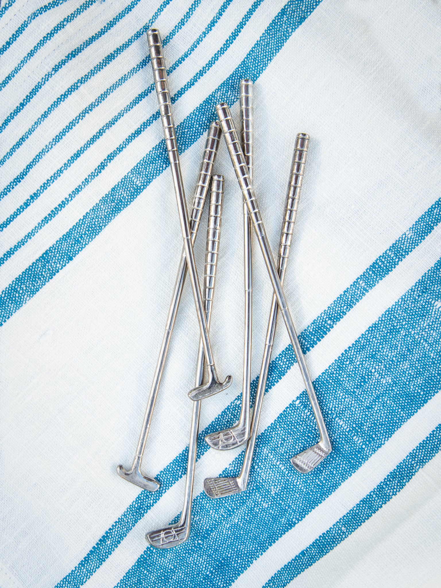 Pewter Golf Club Cocktail Stirrers