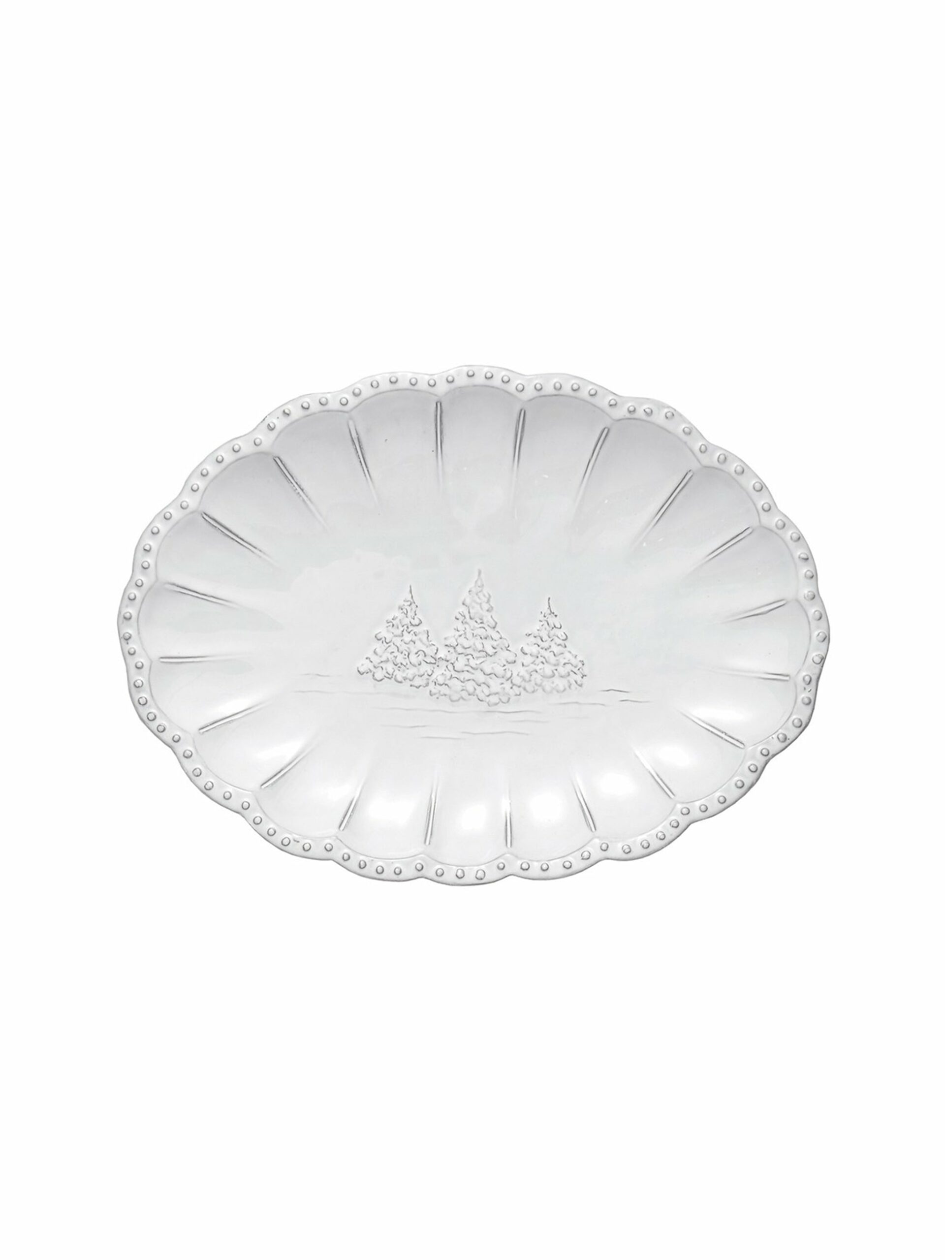 Arte Italica Bella Natale Small Oval Platter