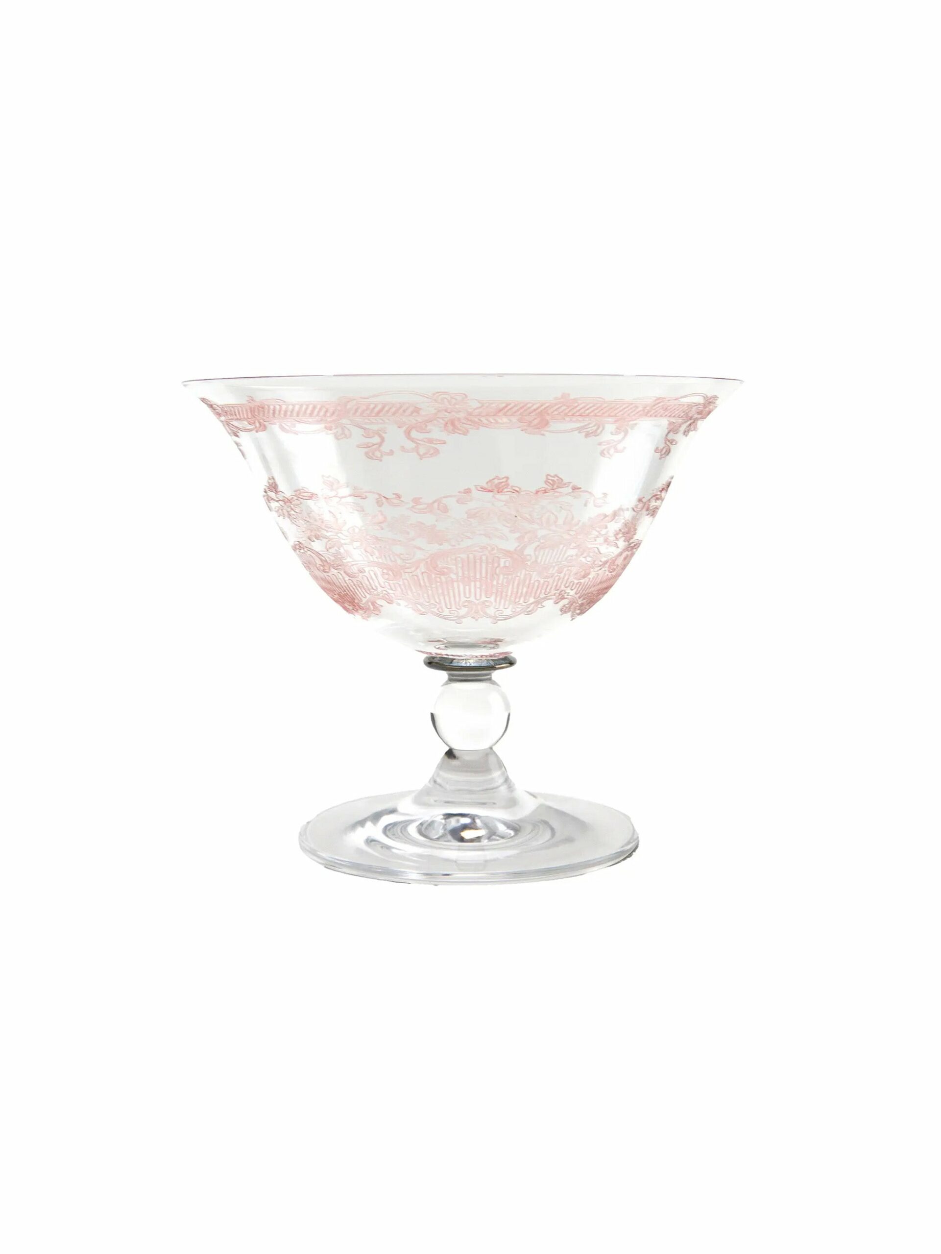 Arte Italica Pink Giardino Compote