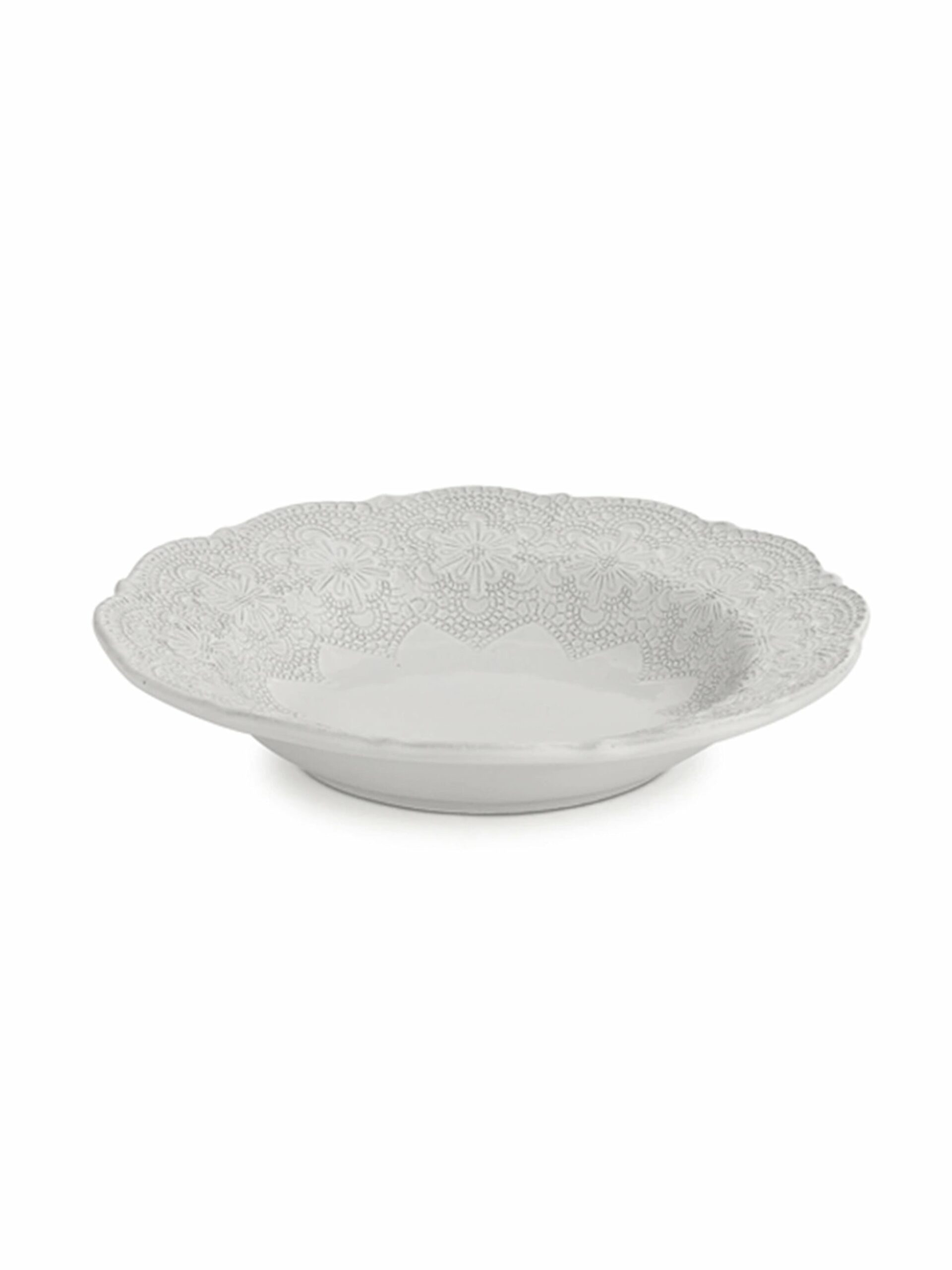 Arte Italica Merletto White Pasta Bowl