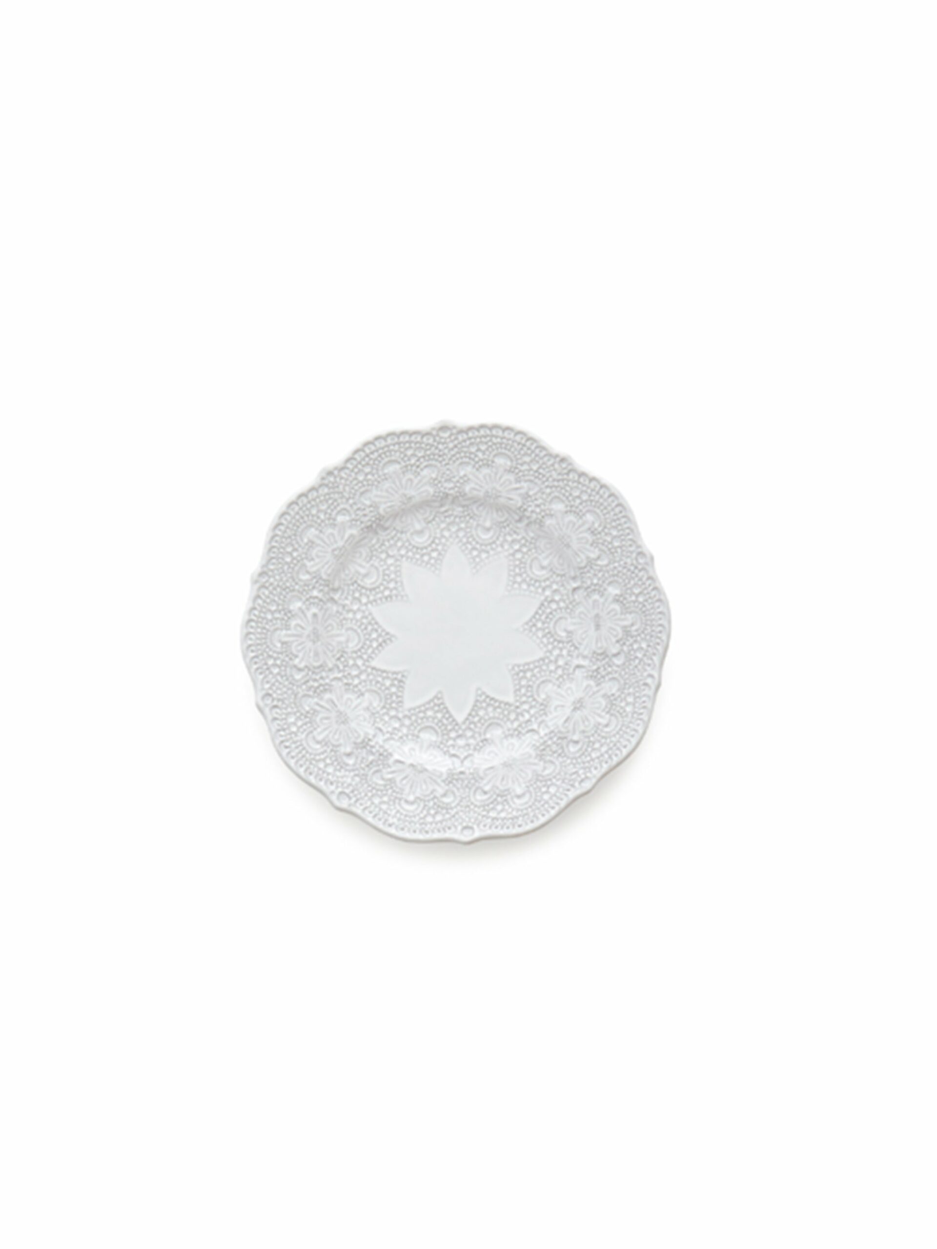 Arte Italica Merletto White Salad Plate