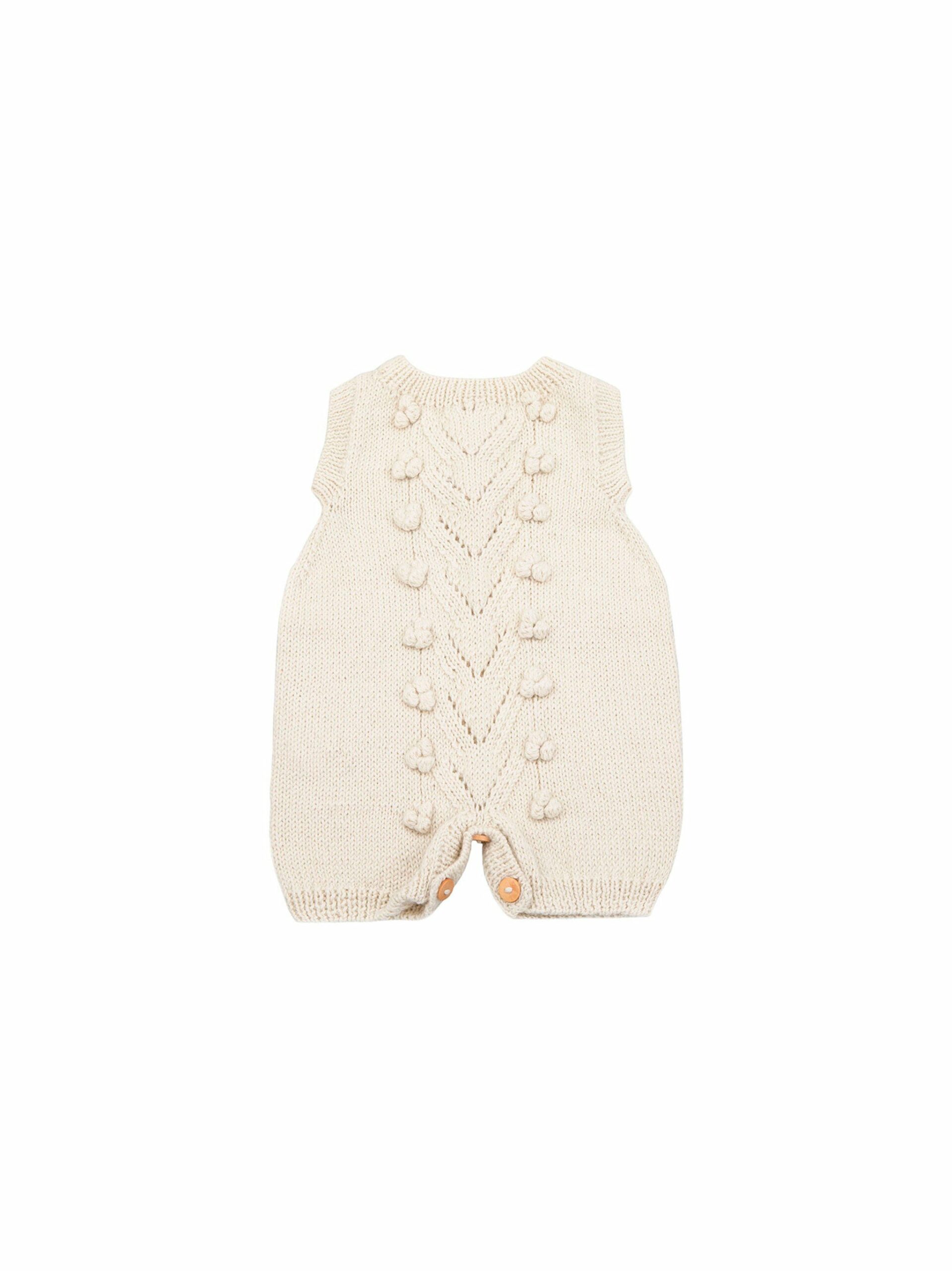 Baby Alpaca Cream Romper