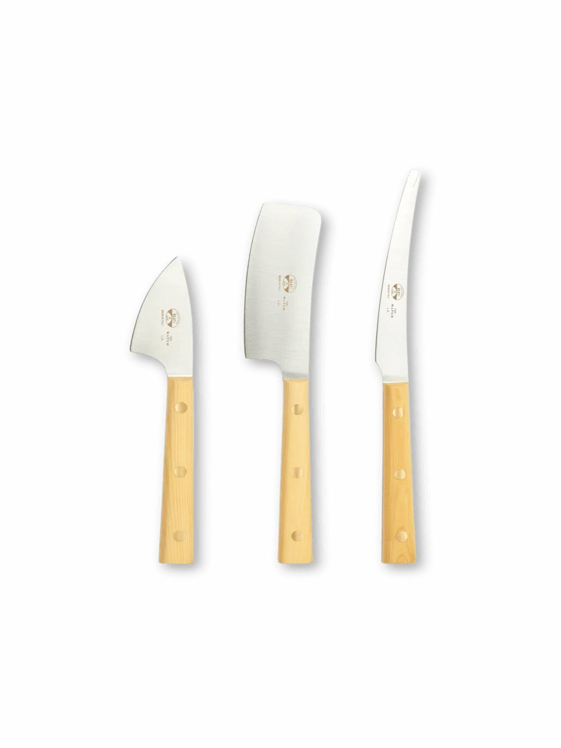 Berti Boxwood Cheese Knives