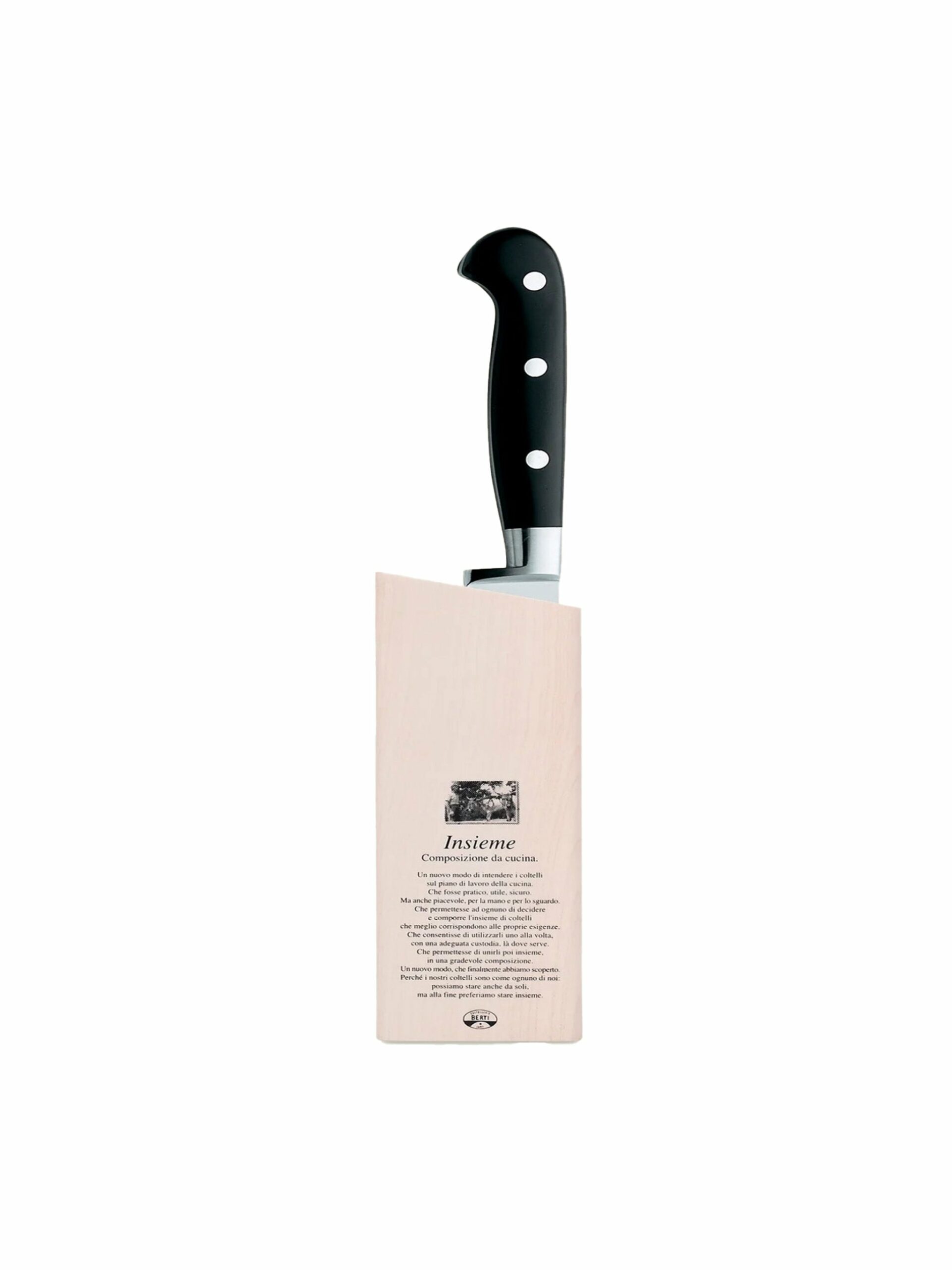 Berti Black Lucite Boning Knife