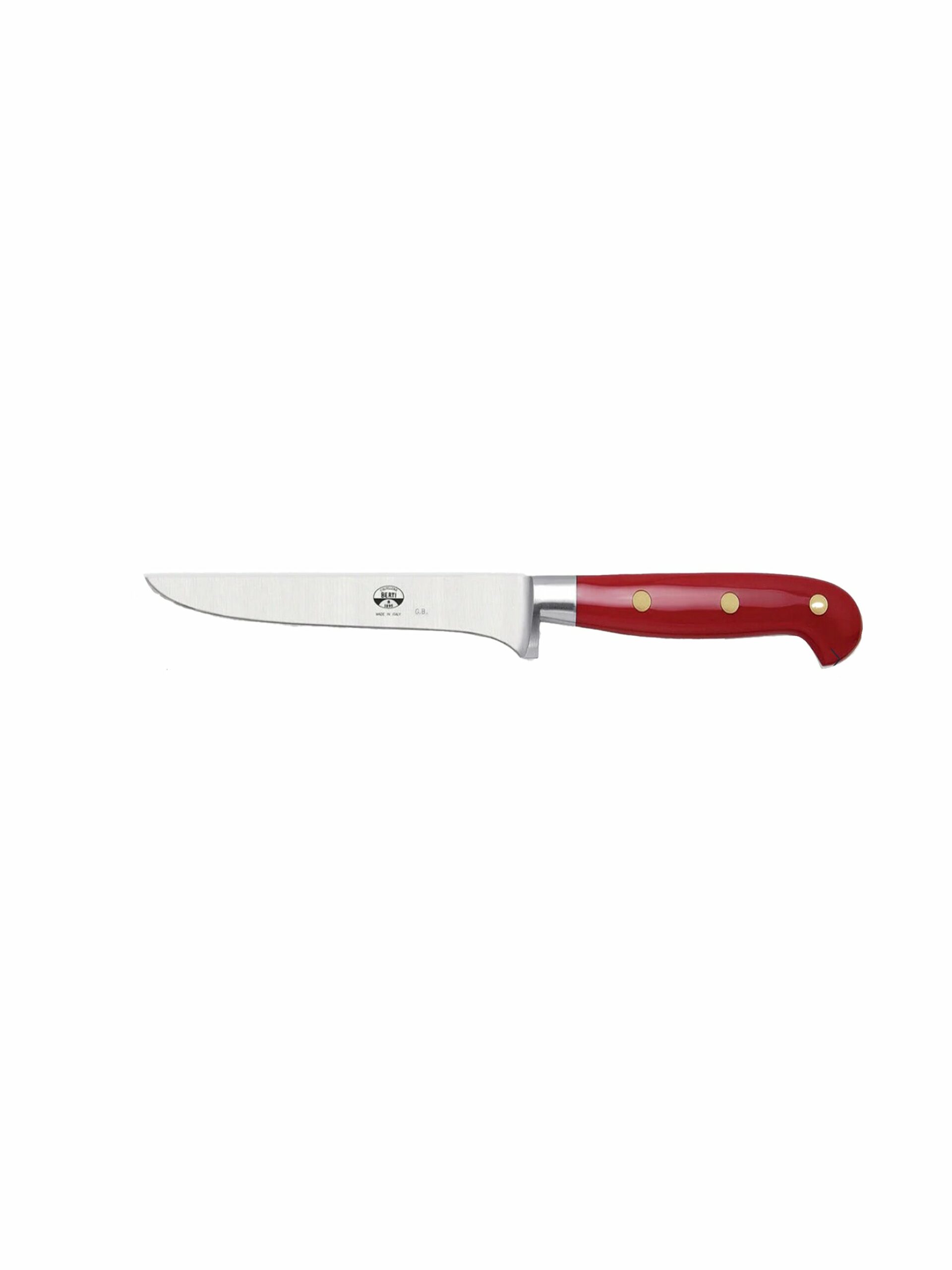 Berti Red Lucite Boning Knife