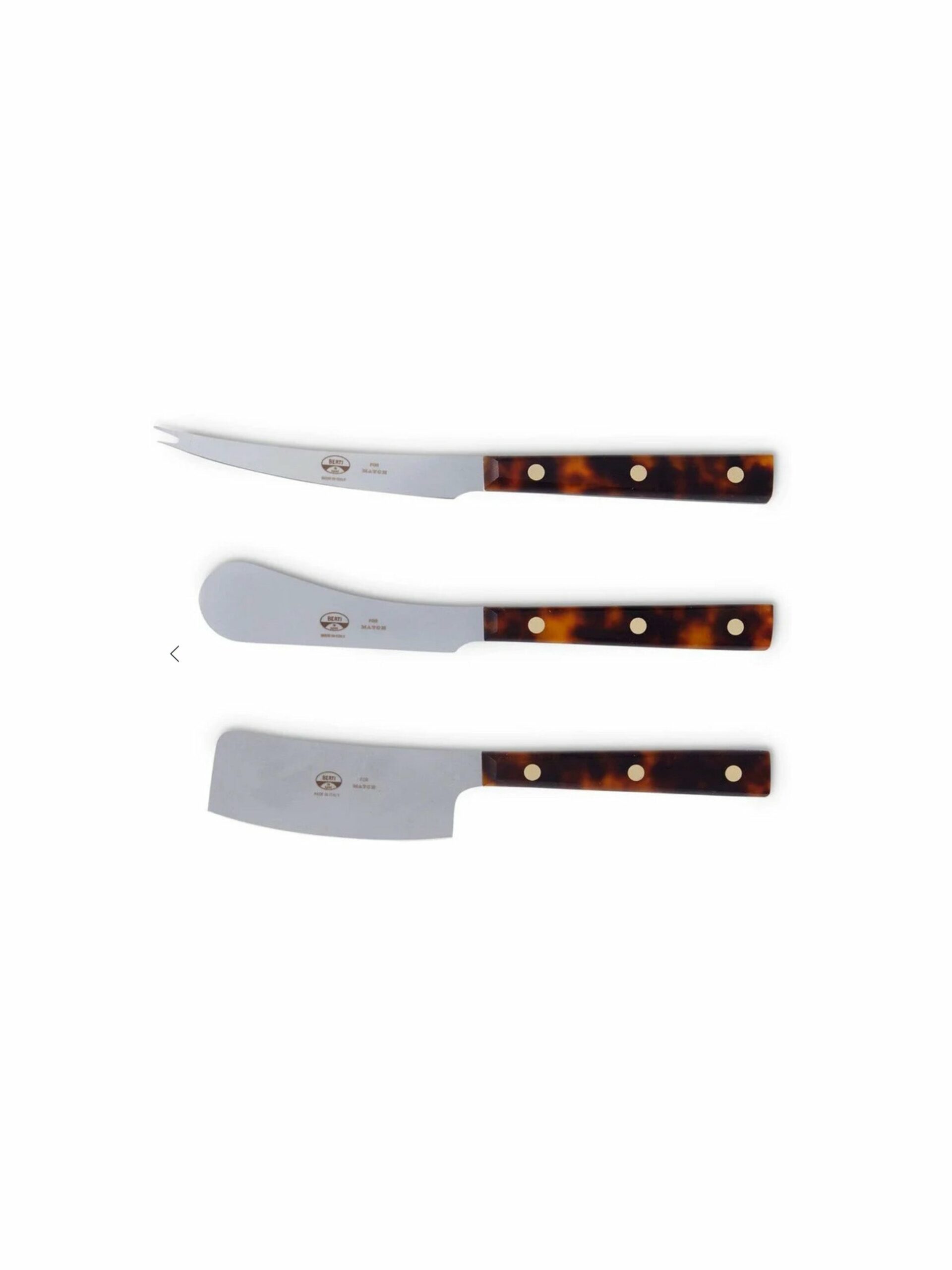 Berti Tortoiseshell Cheese Knives