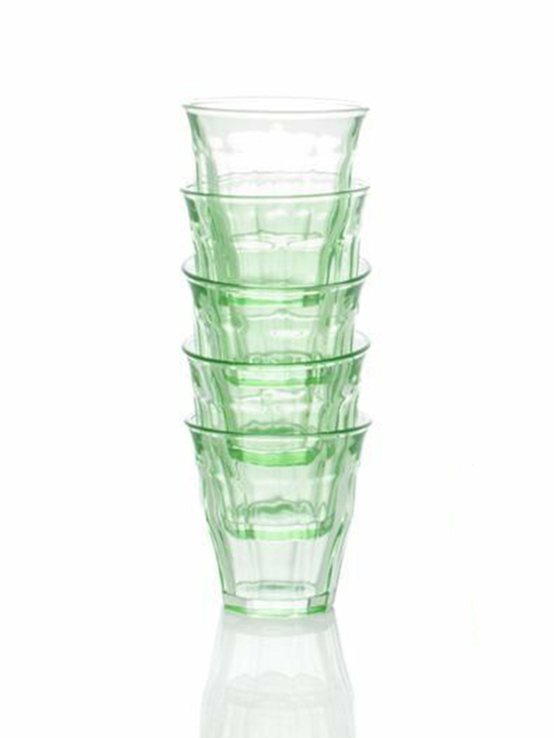 Bistro Green Glass Set