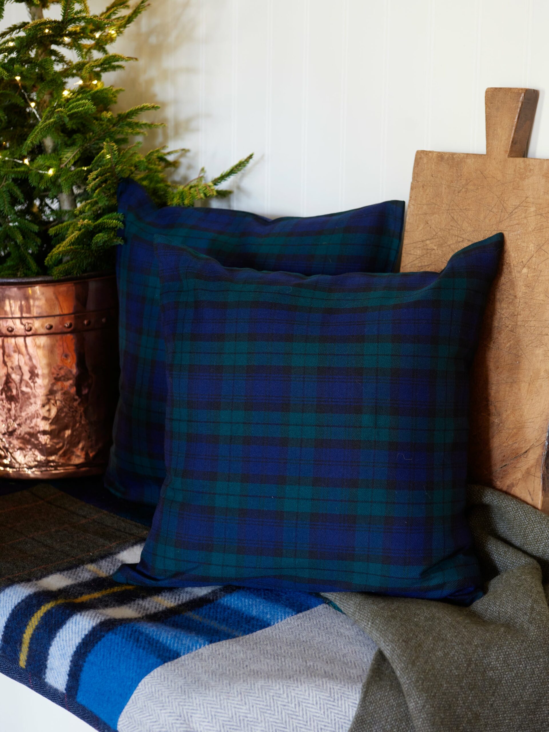 Black Watch Tartan 20 Inch Pillow