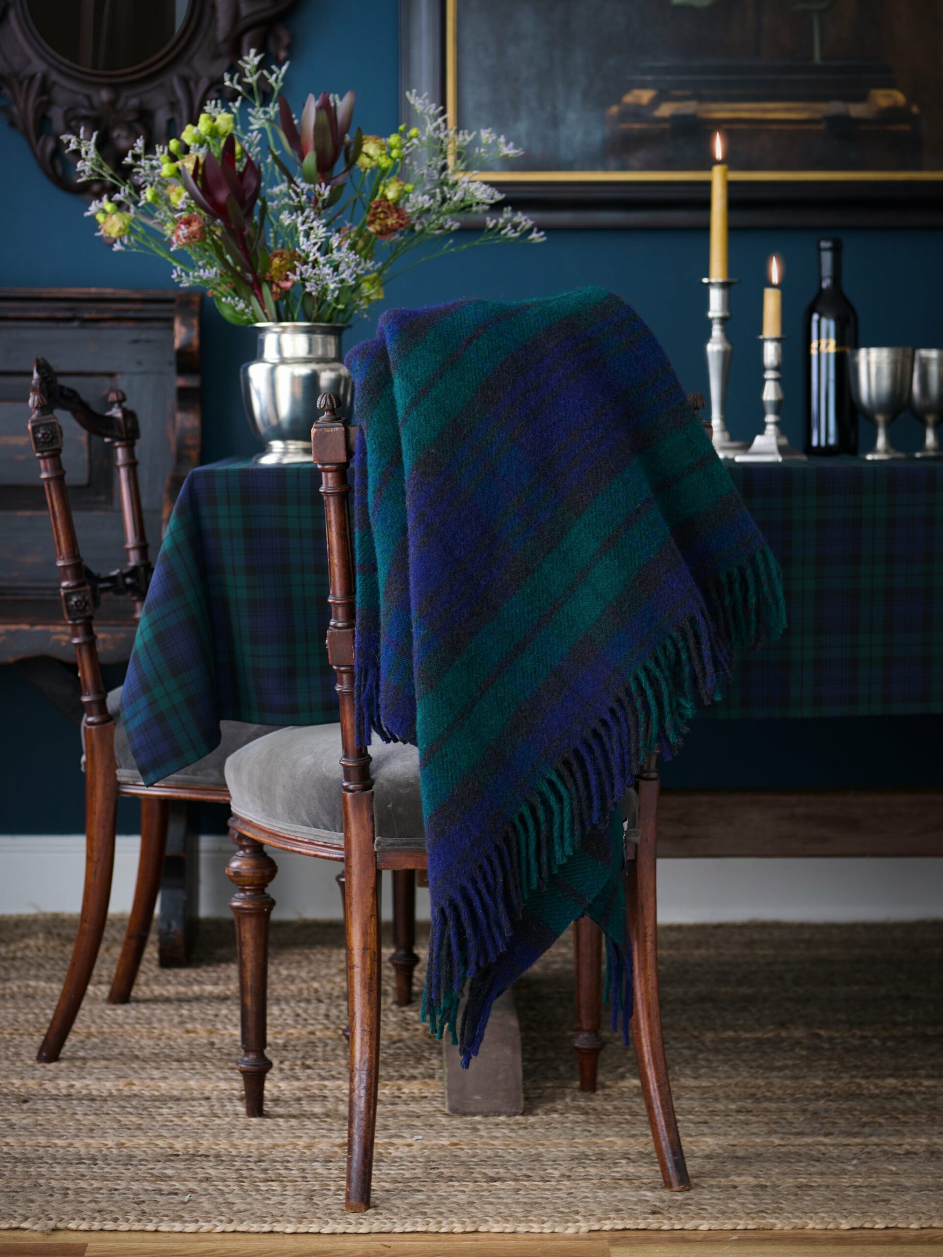 Black Watch Tartan Throw