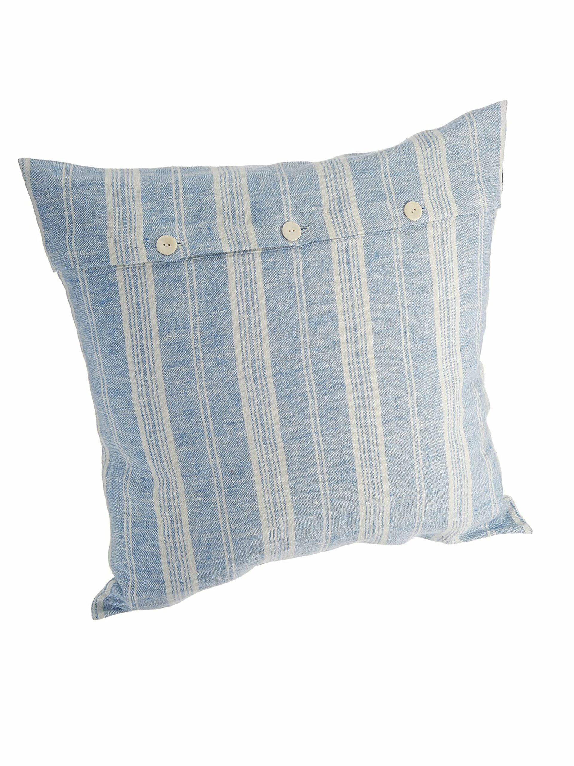 Montauk Linen Button Pillow