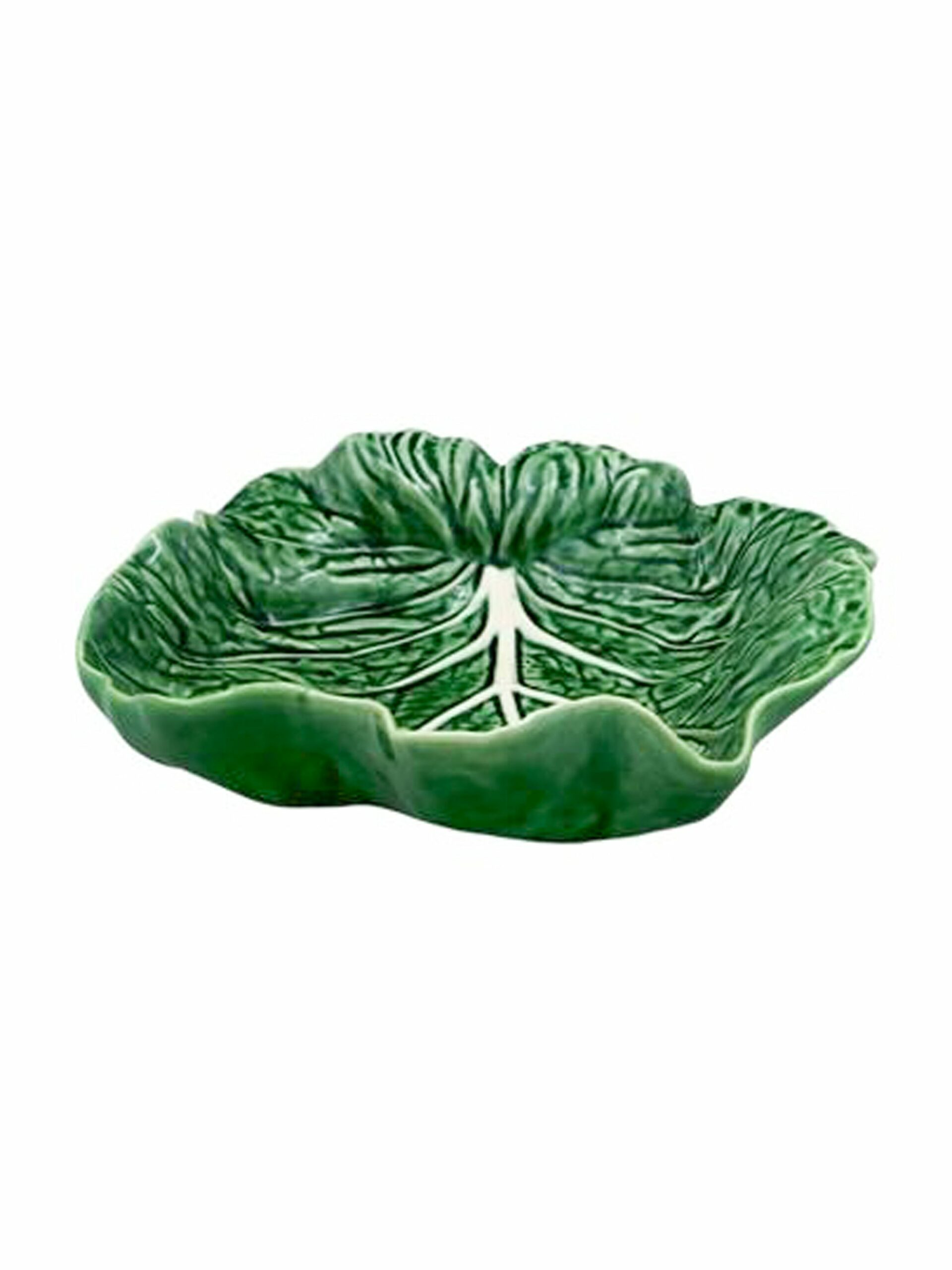 Bordallo Pinheiro Concave Cabbage Leaf Plate