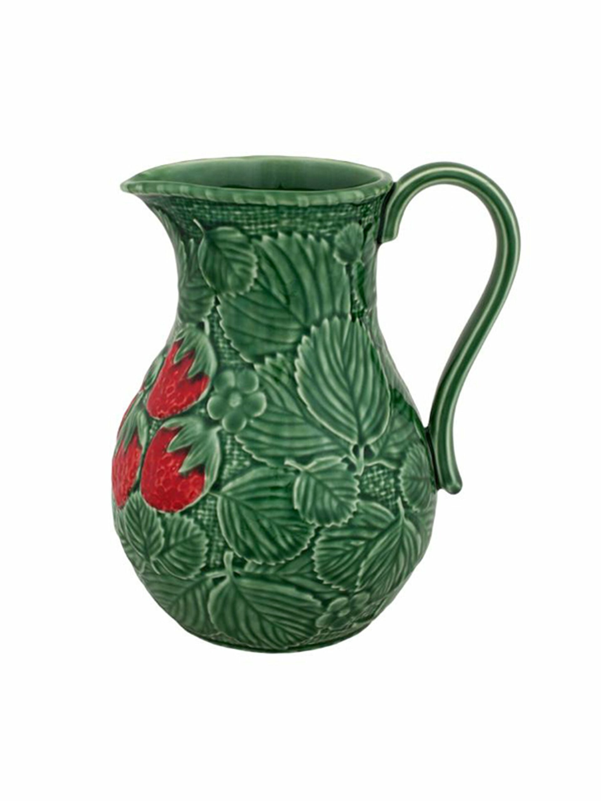 Bordallo Pinheiro Strawberries Pitcher