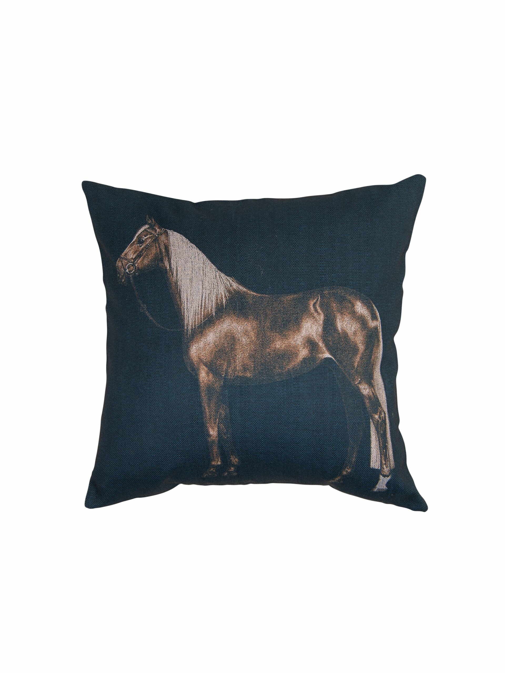 Brown Horse Pillow