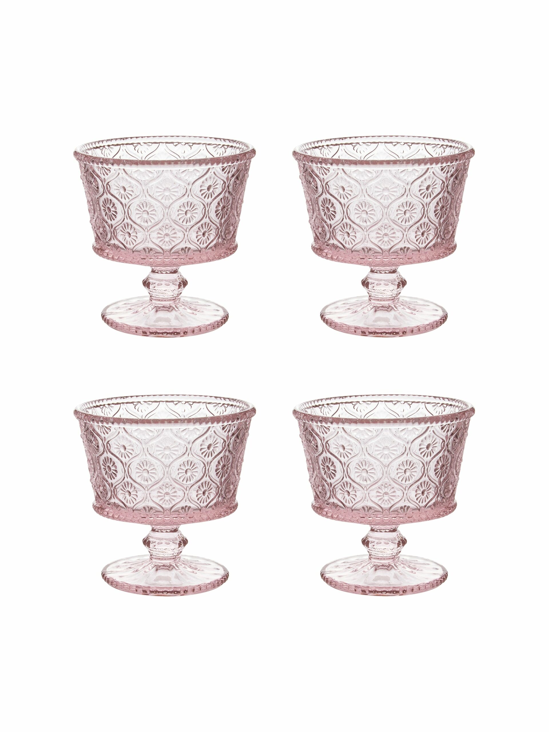 Cameo Pink Dessert Dishes