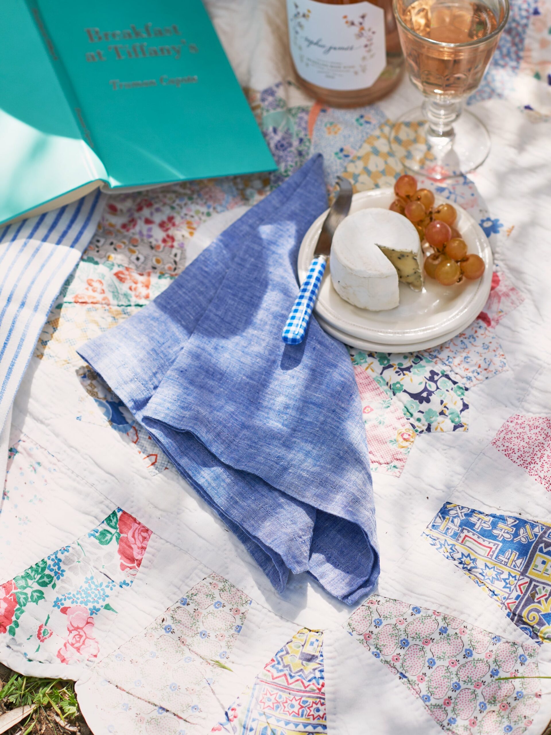 Cape Cod Blue Linen Collection