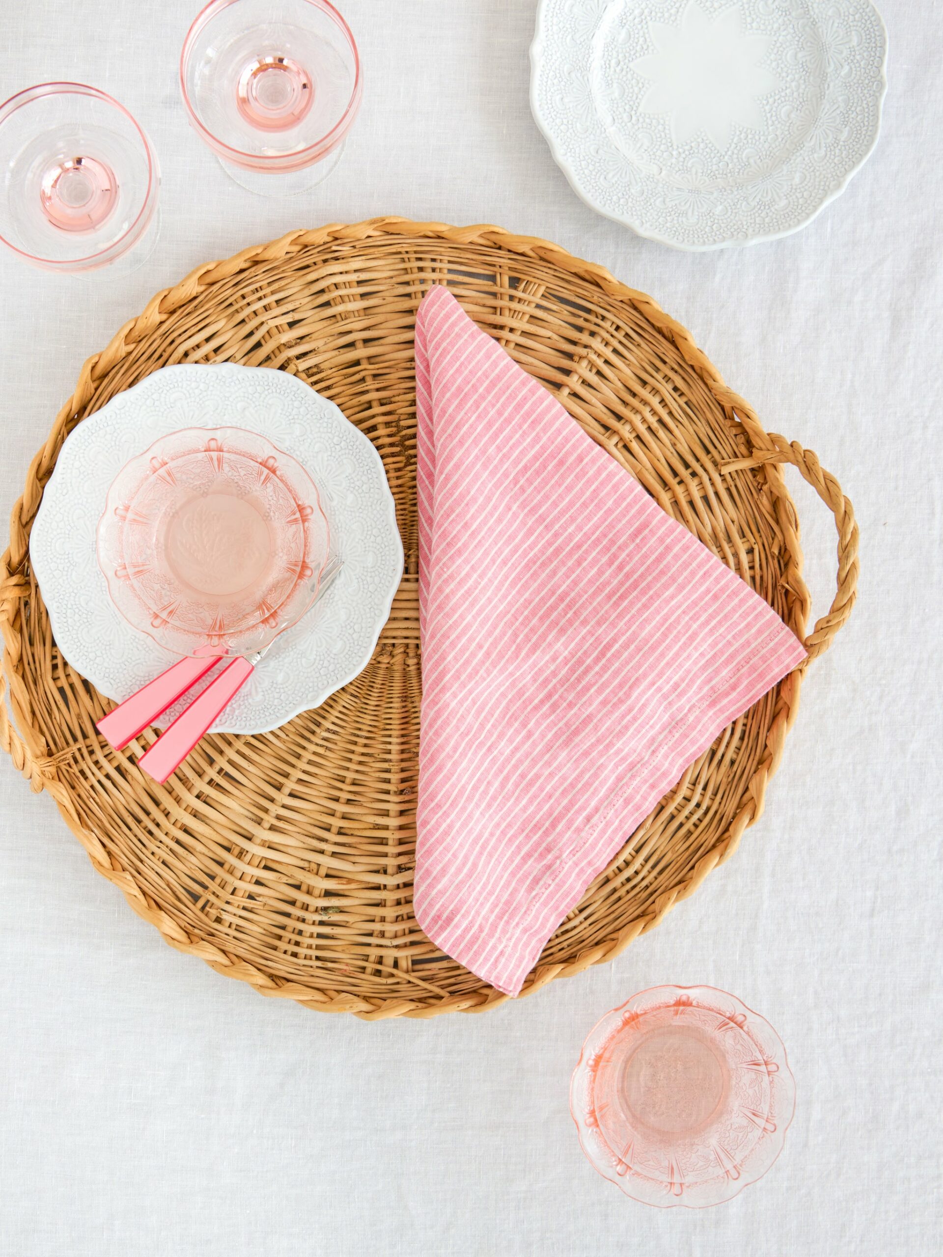 Cape Cod Candy Stripe Napkins