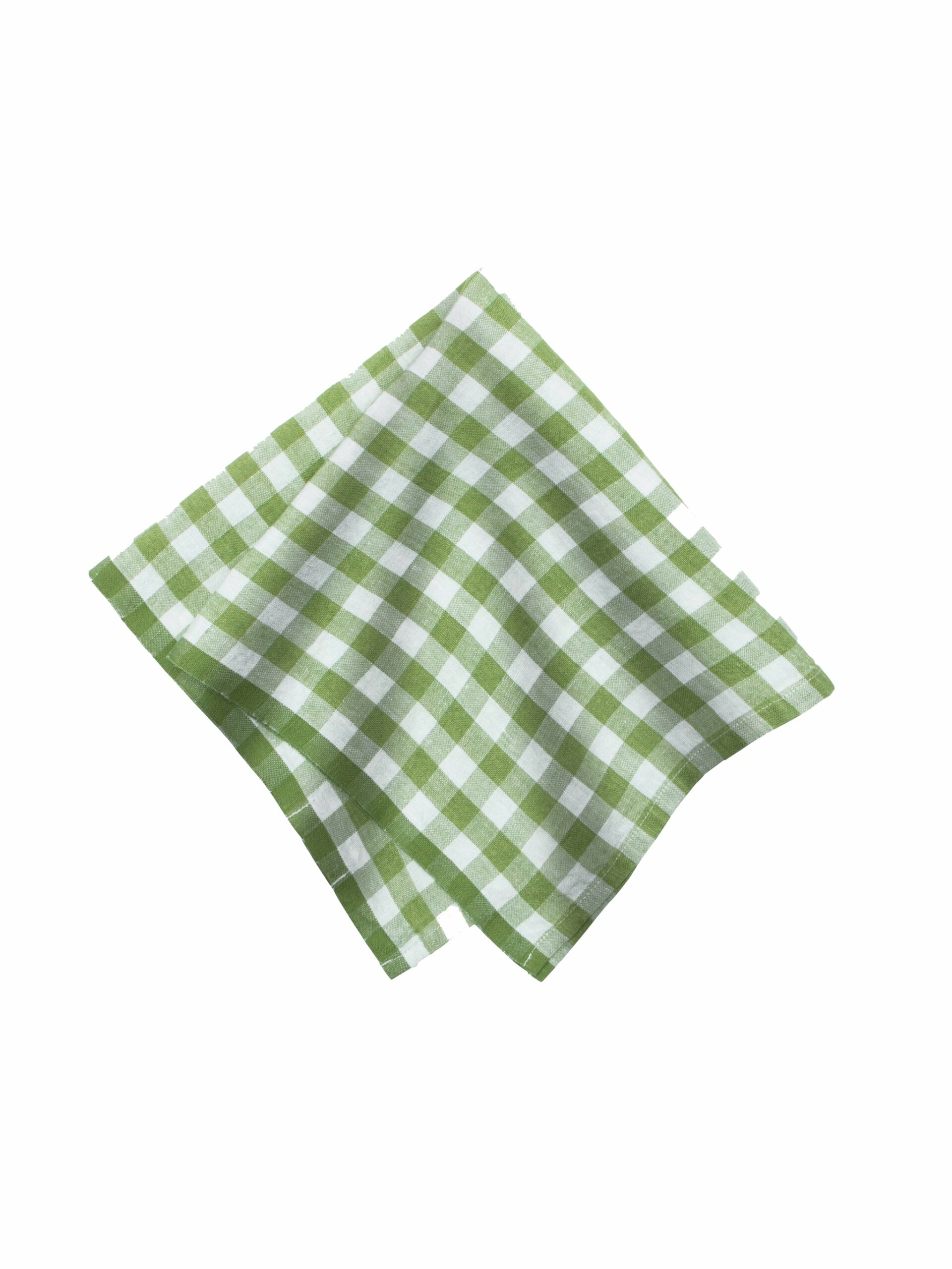 Caravan Basil Gingham Picnic Napkin Set