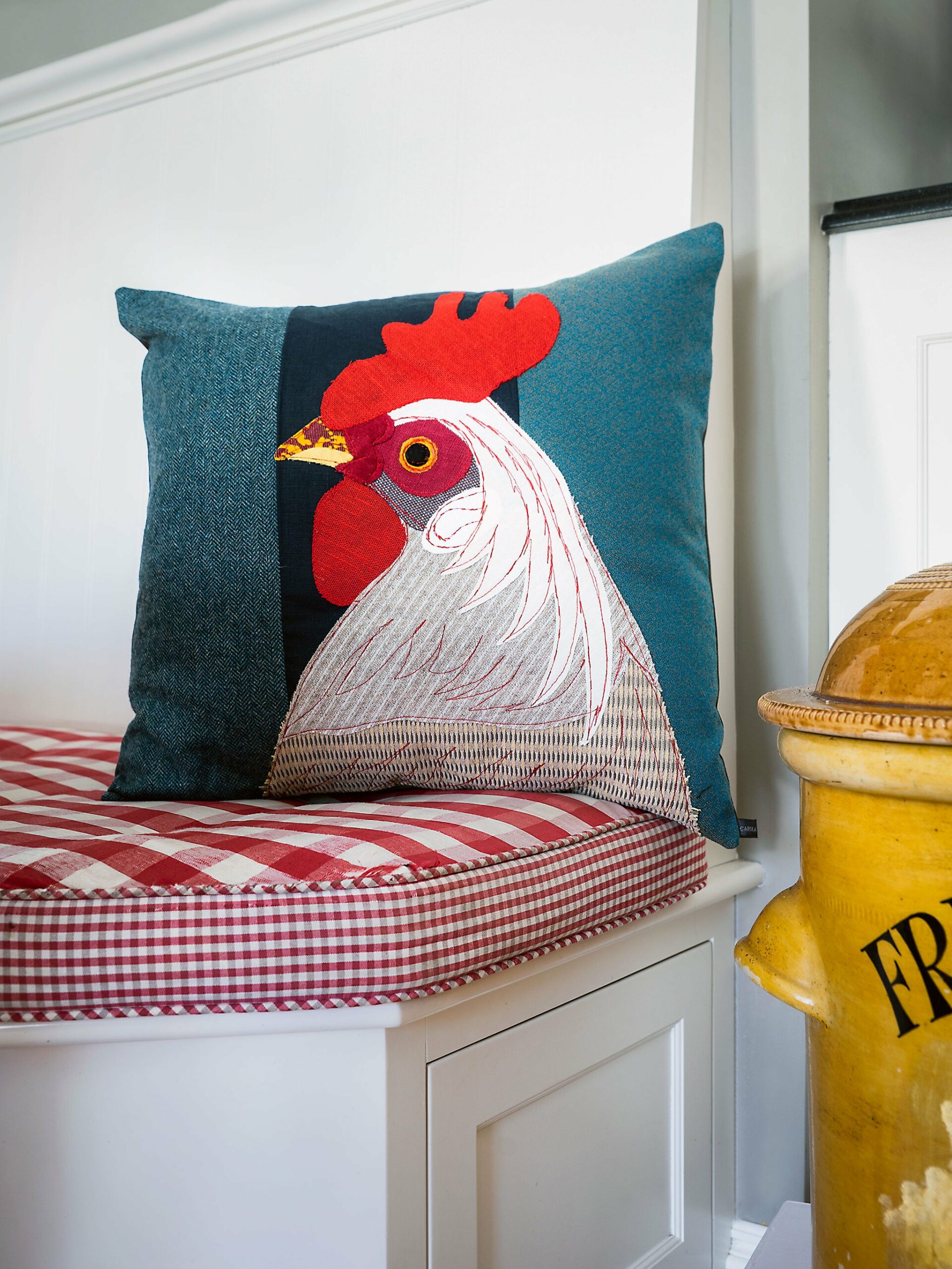 Carola van Dyke Rosie Chicken Pillow