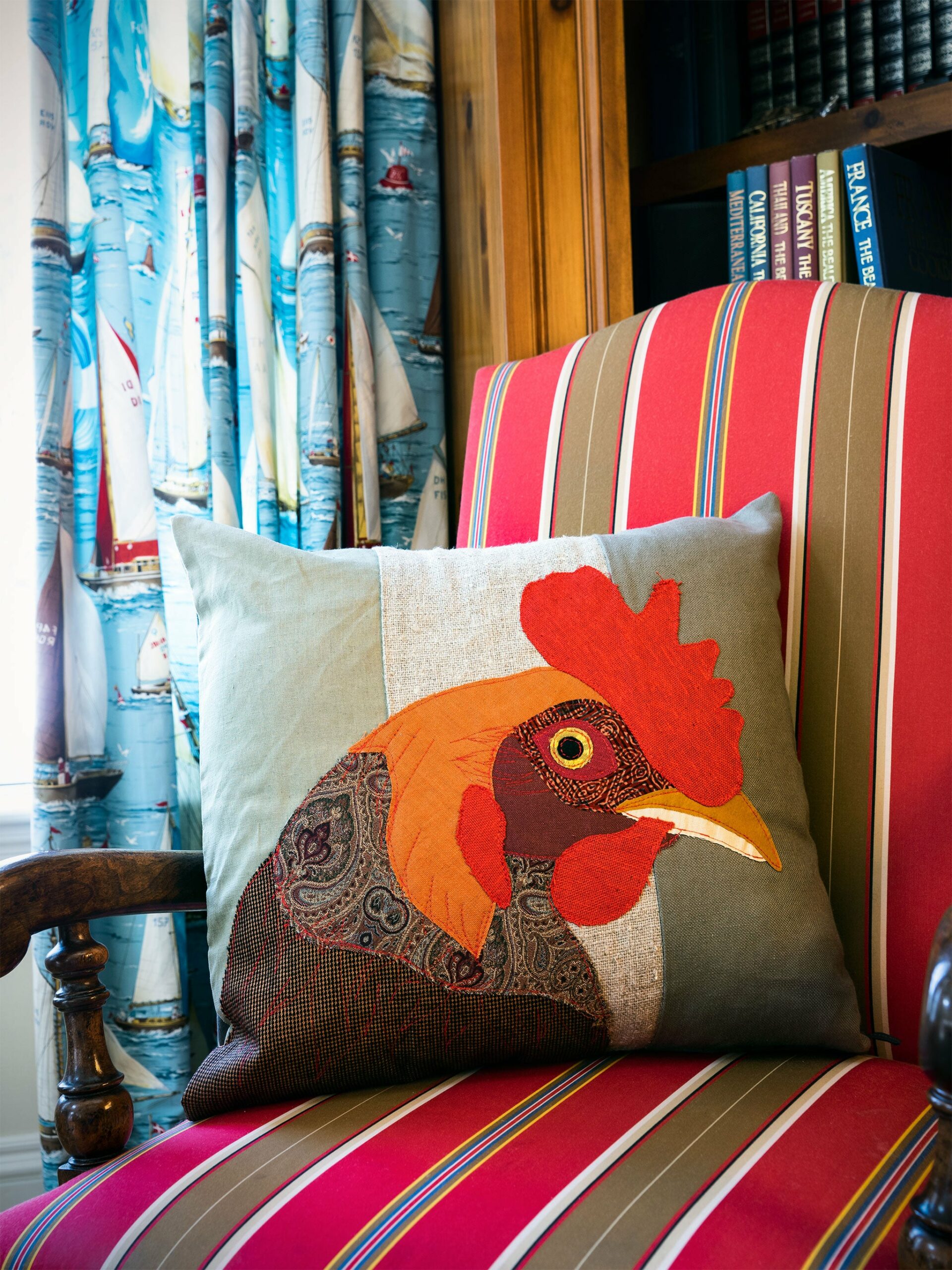 Carola van Dyke Becky Chicken Pillow