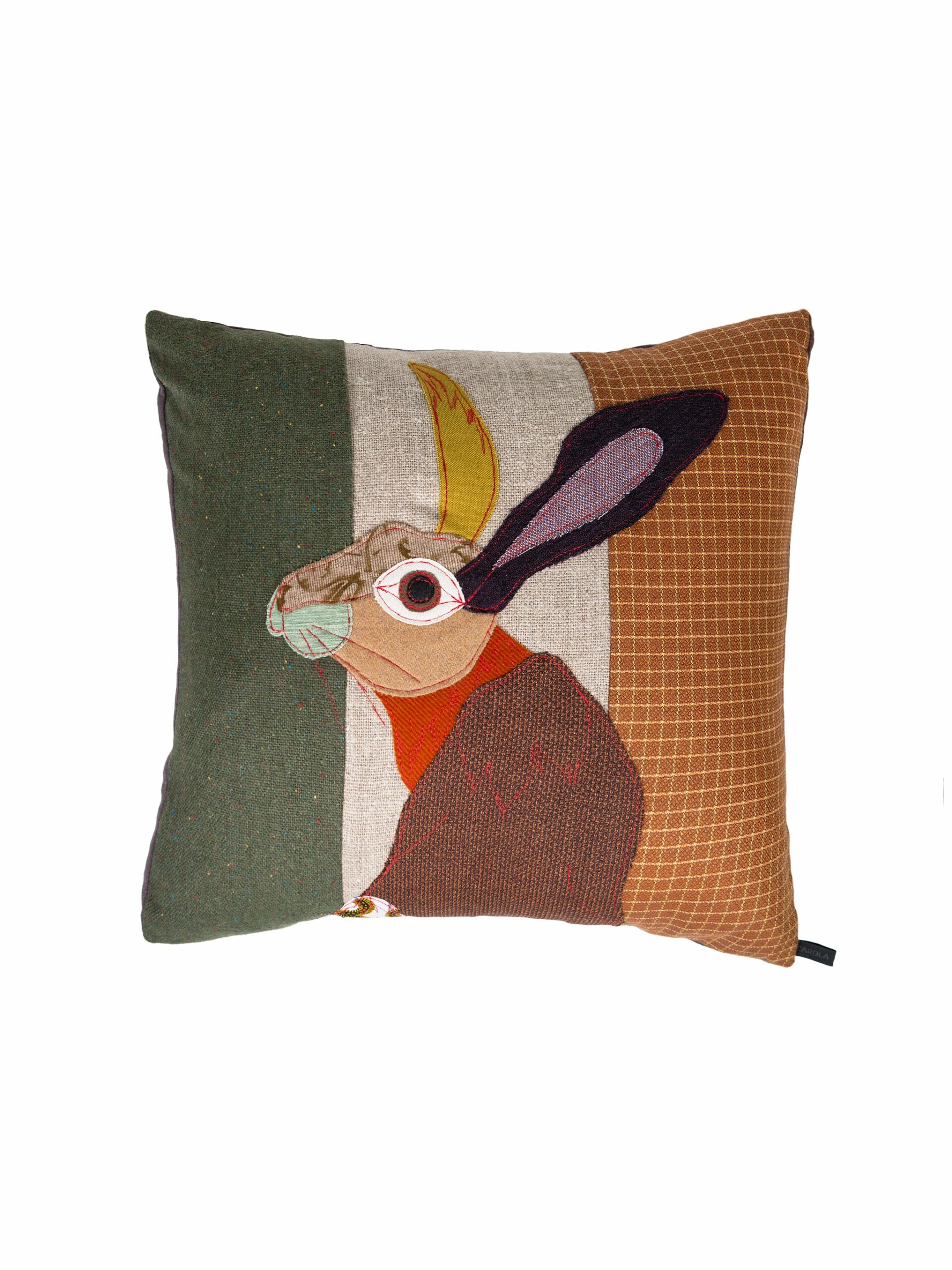 Carola van Dyke Forest Hare Pillow